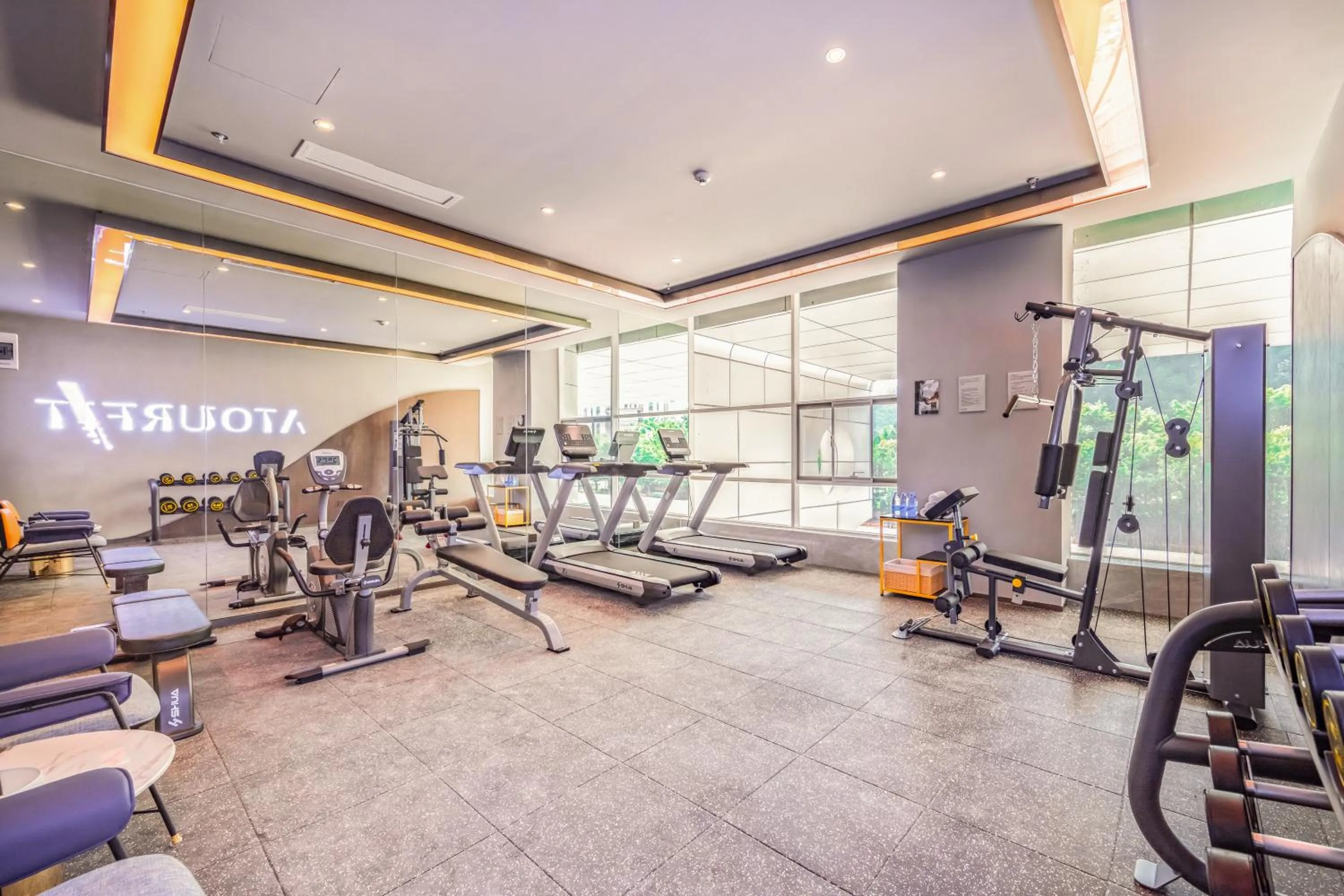 Fitness centre/facilities in Atour Hotel Guangzhou Huangpu Luogang Science City