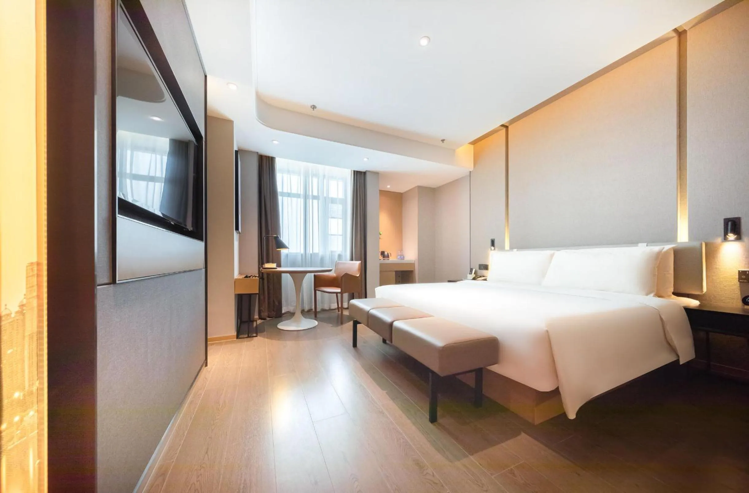 Bed in Atour Hotel Guangzhou Huangpu Luogang Science City