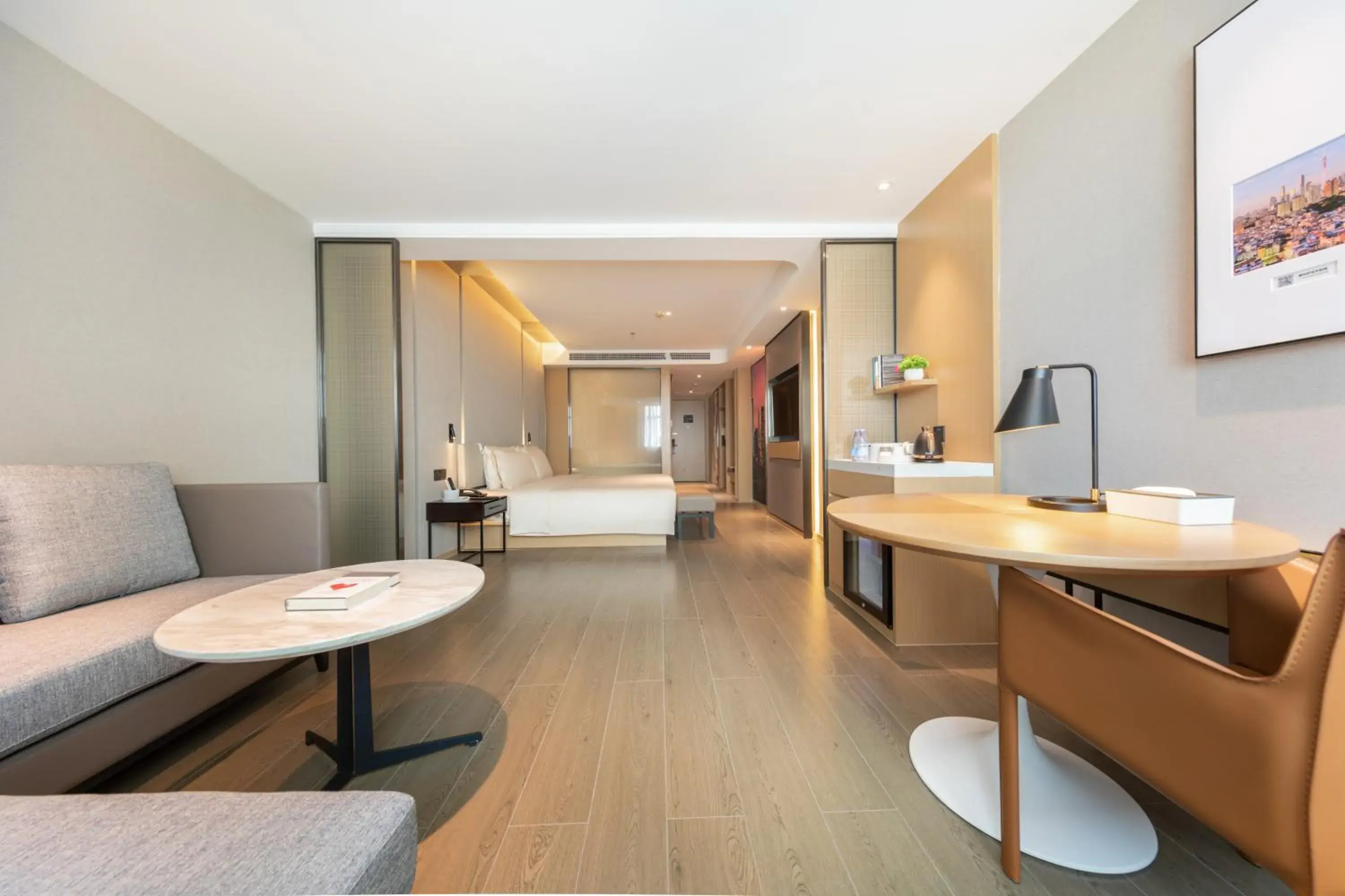 Bedroom in Atour Hotel Guangzhou Huangpu Luogang Science City Bedroom in Atour Hotel Guangzhou Huangpu Luogang Science City