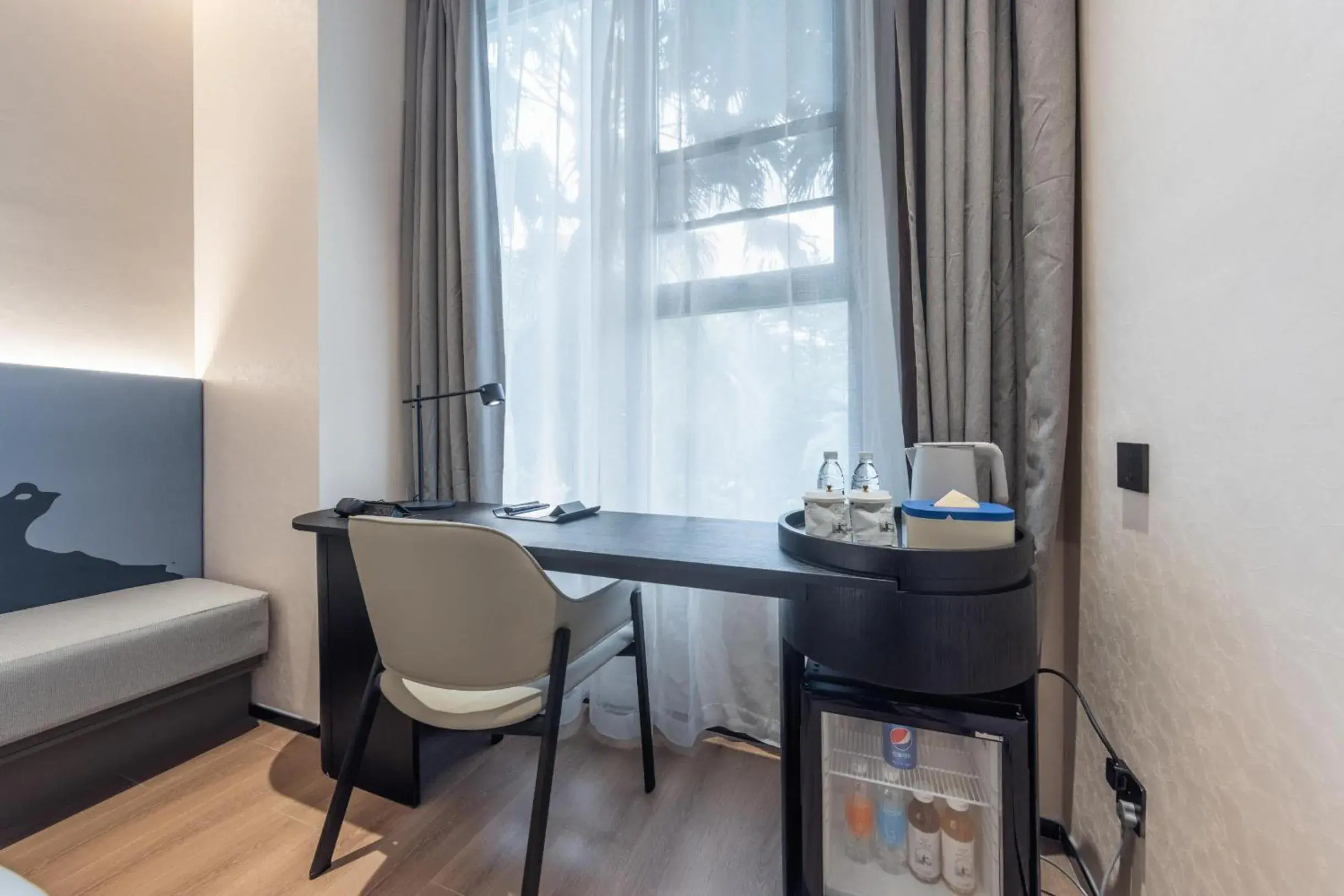 Bedroom in Atour Light Hotel Guangzhou Pazhou Exhibition Canton Tower Subway Station Bedroom in Atour Light Hotel Guangzhou Pazhou Exhibition Canton Tower Subway Station