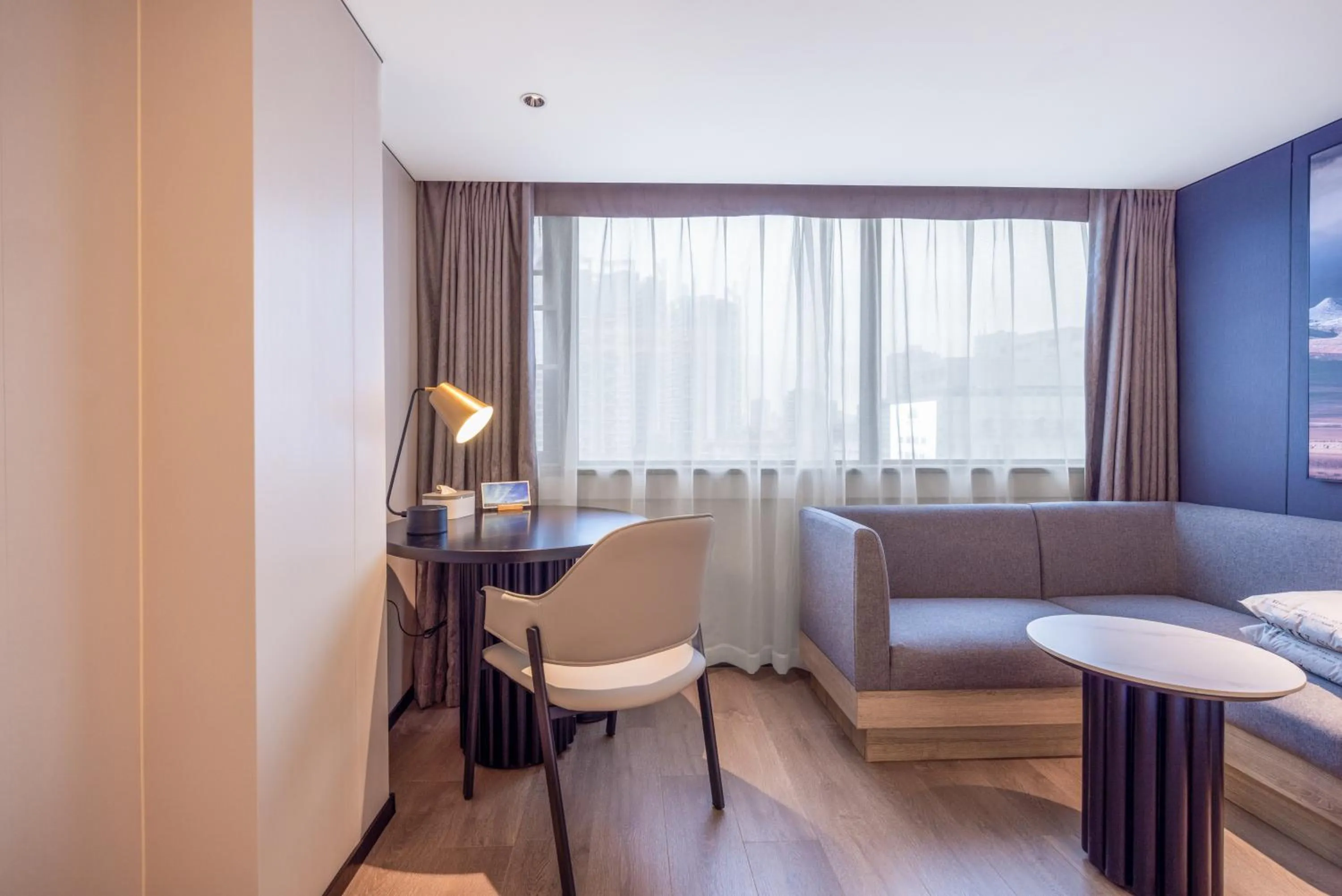 Bed in Atour Hotel Guangzhou Tianhe Sports Center
