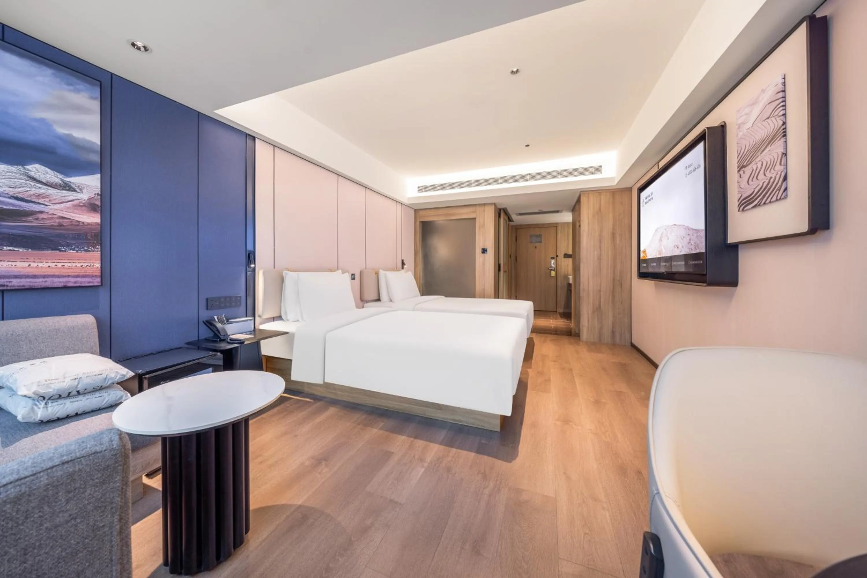 Bed in Atour Hotel Guangzhou Tianhe Sports Center