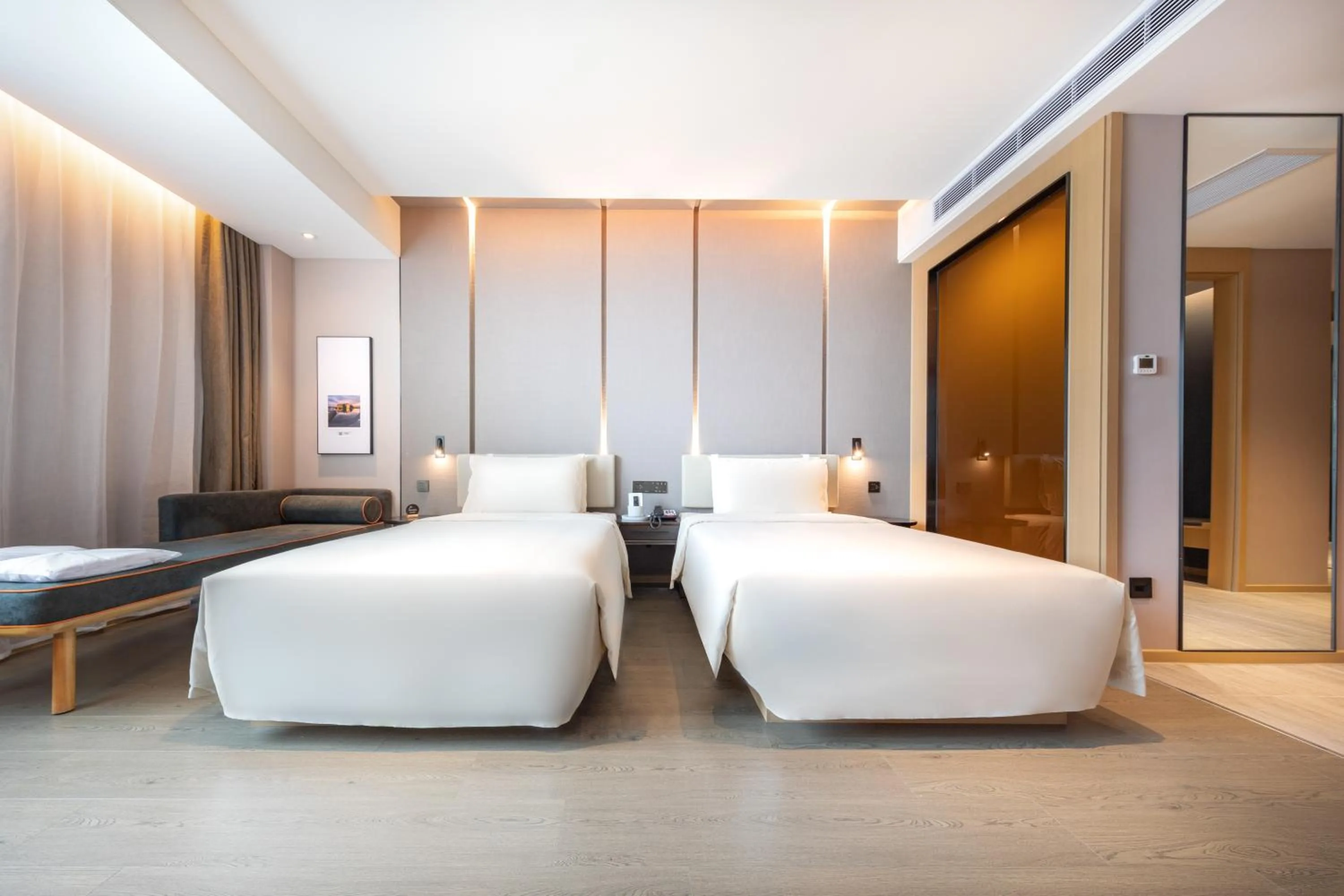 Bed in Atour Hotel Shenzhen Guangming New City