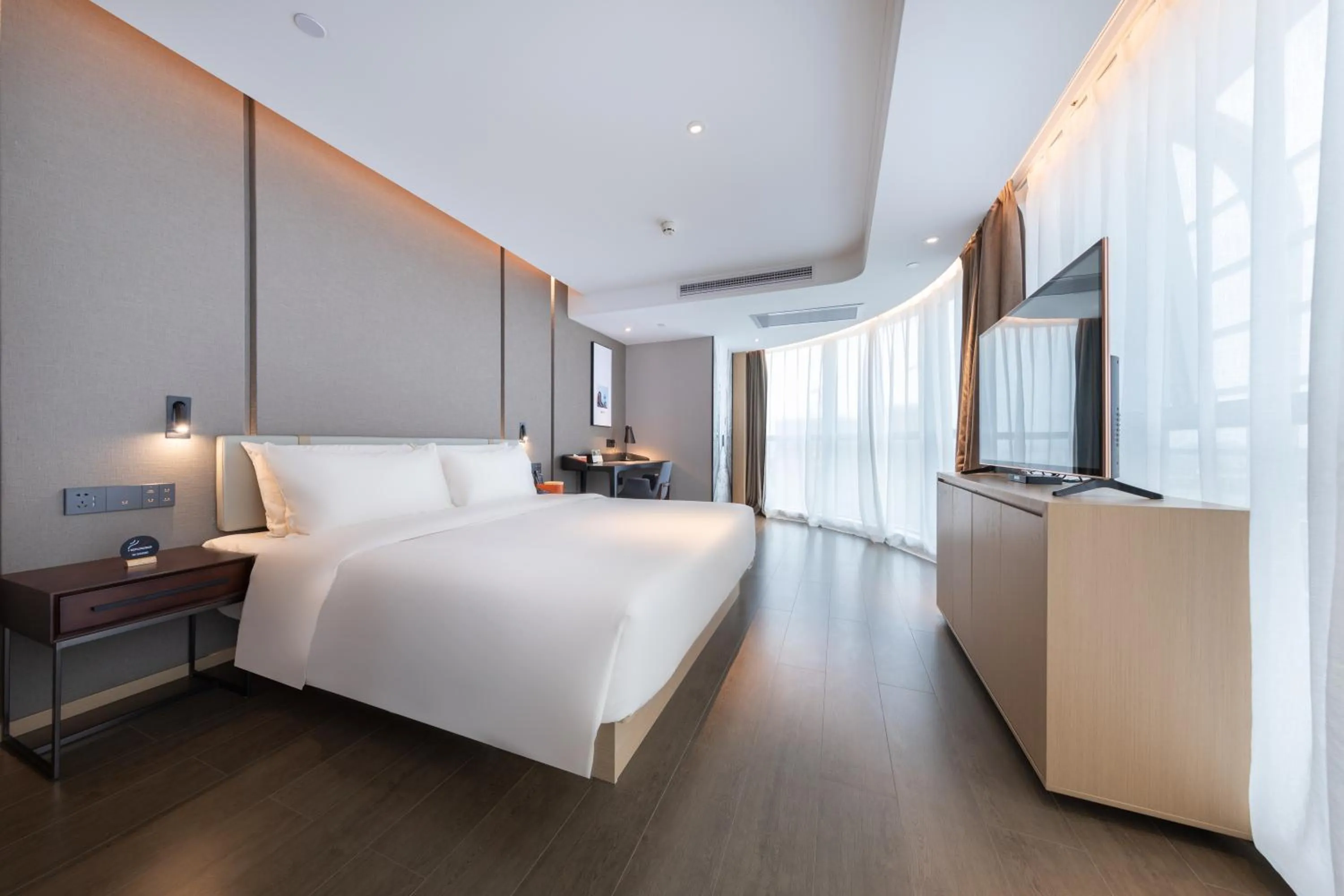 Bedroom, Bed in Atour Hotel Foshan Shunde Happy Coast