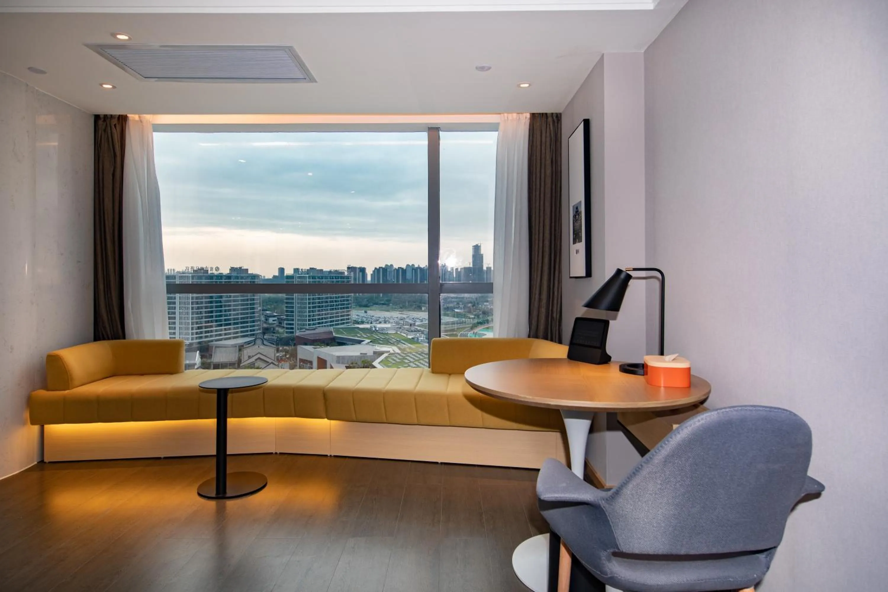 Living room in Atour Hotel Foshan Shunde Happy Coast