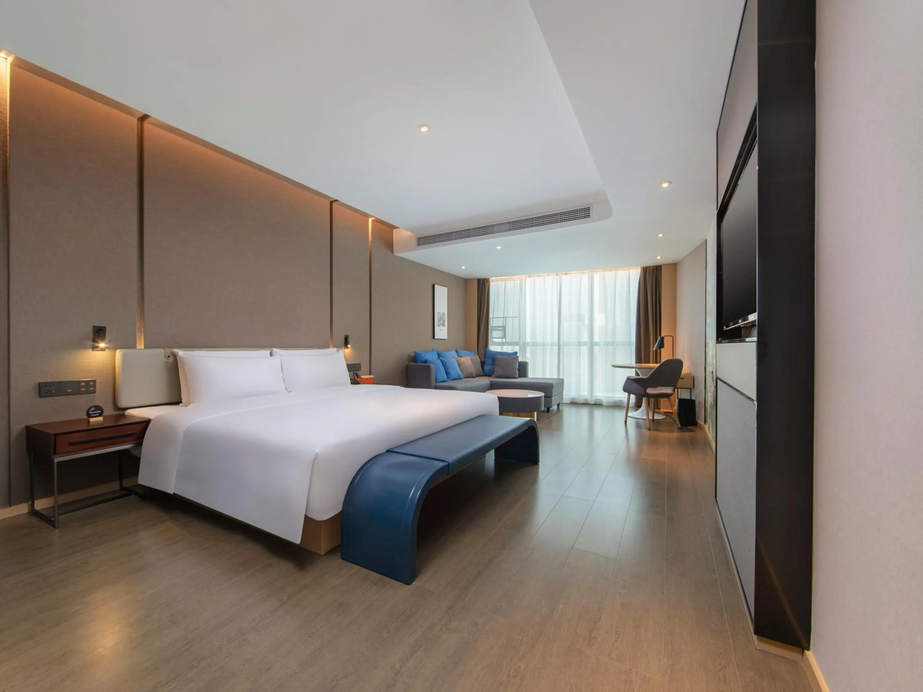 Property building, Bed in Atour Hotel Foshan Shunde Happy Coast