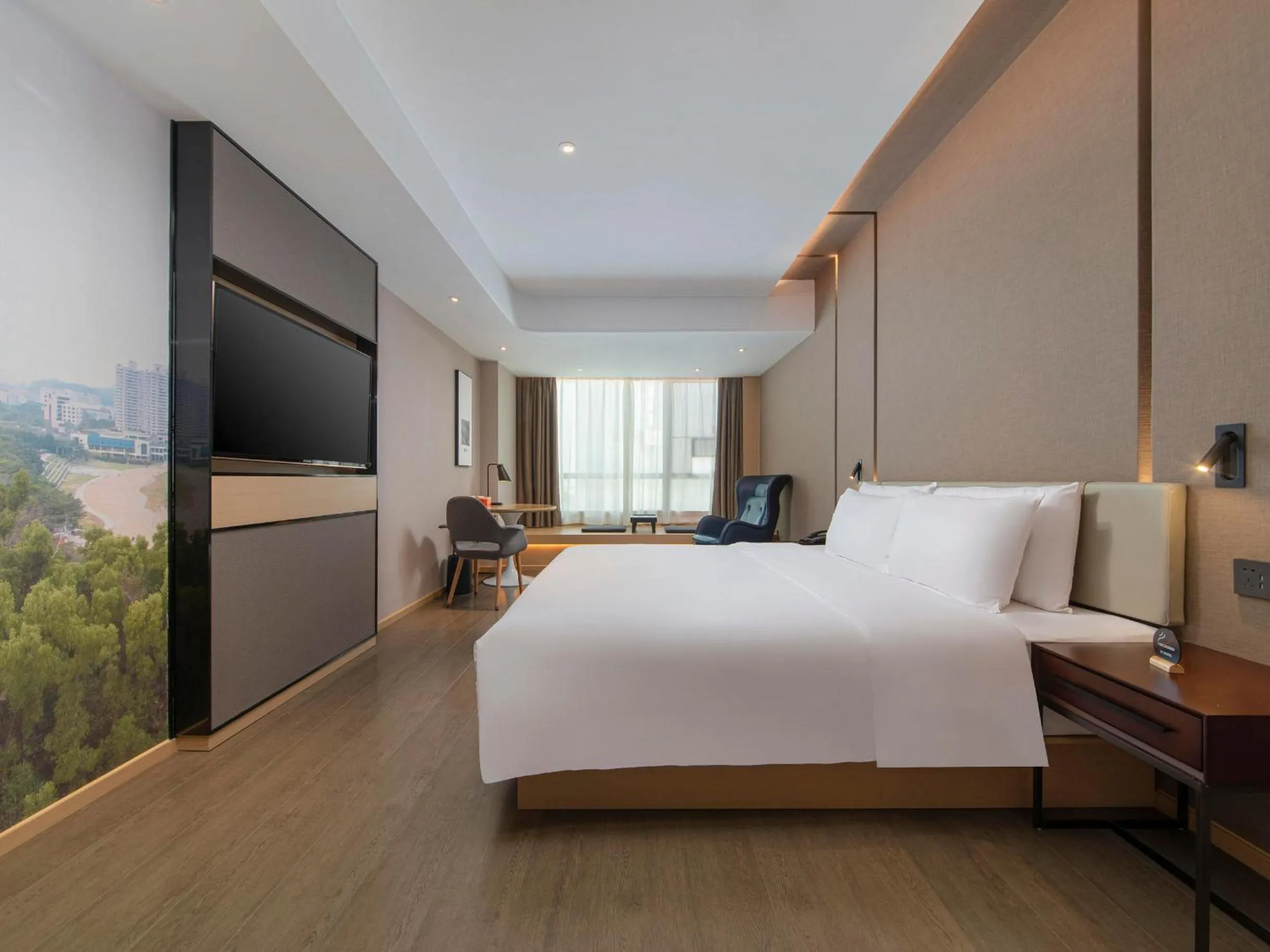 Bed in Atour Hotel Foshan Shunde Happy Coast