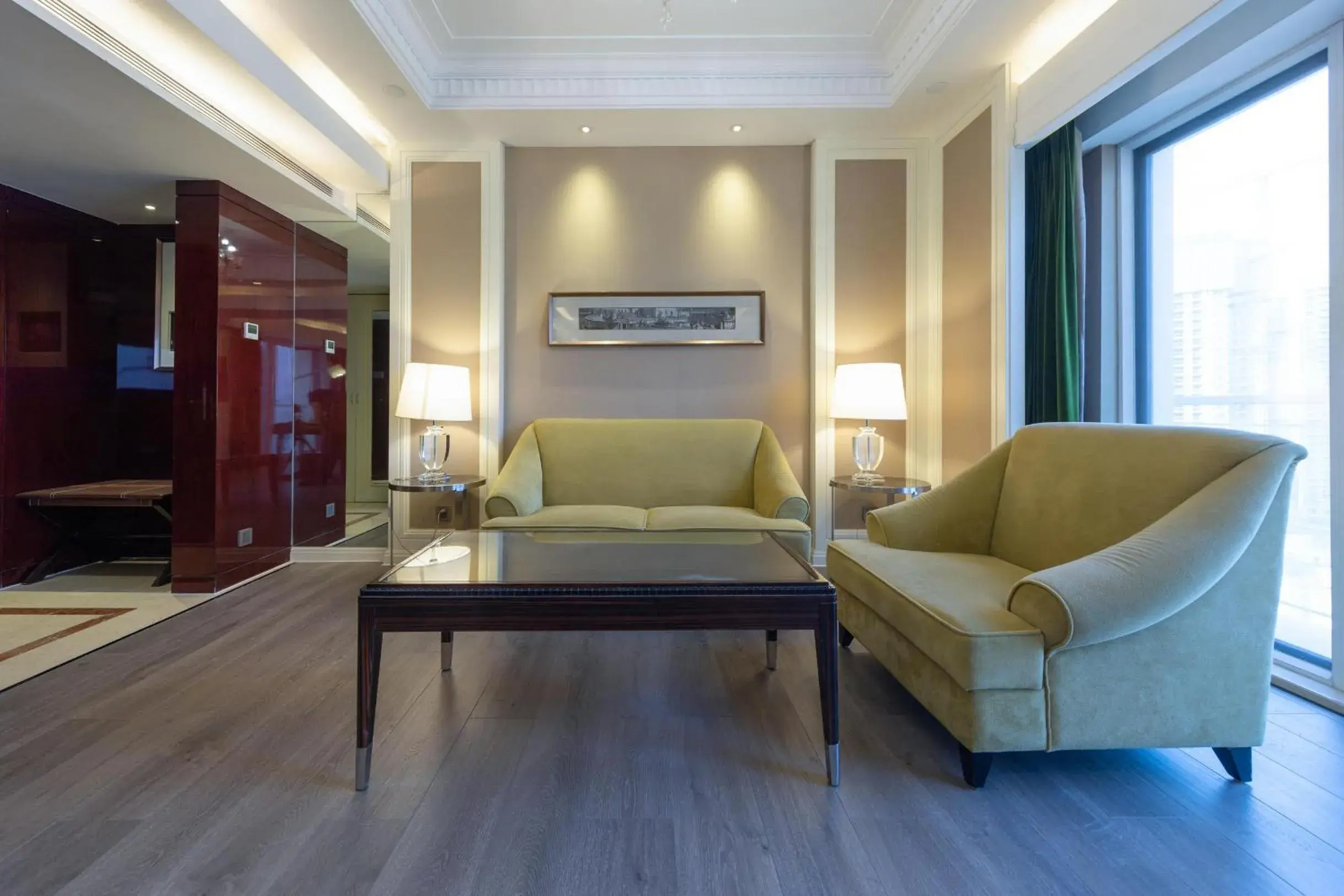 Seating area in Atour X Hotel Huizhou Huiyang Municipal Plaza Seating area in Atour X Hotel Huizhou Huiyang Municipal Plaza