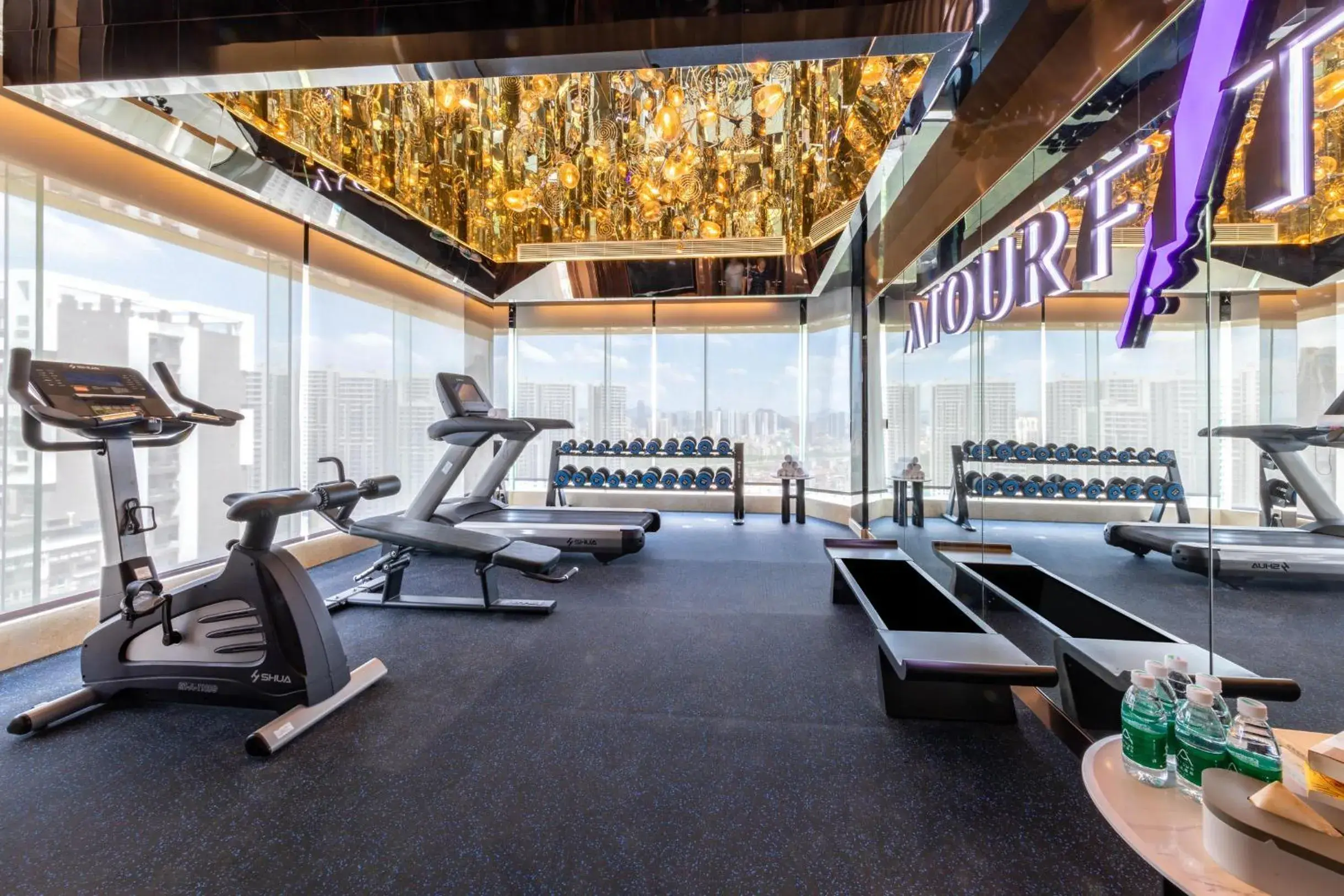 Fitness centre/facilities in Atour X Hotel Huizhou Huiyang Municipal Plaza Fitness centre/facilities in Atour X Hotel Huizhou Huiyang Municipal Plaza