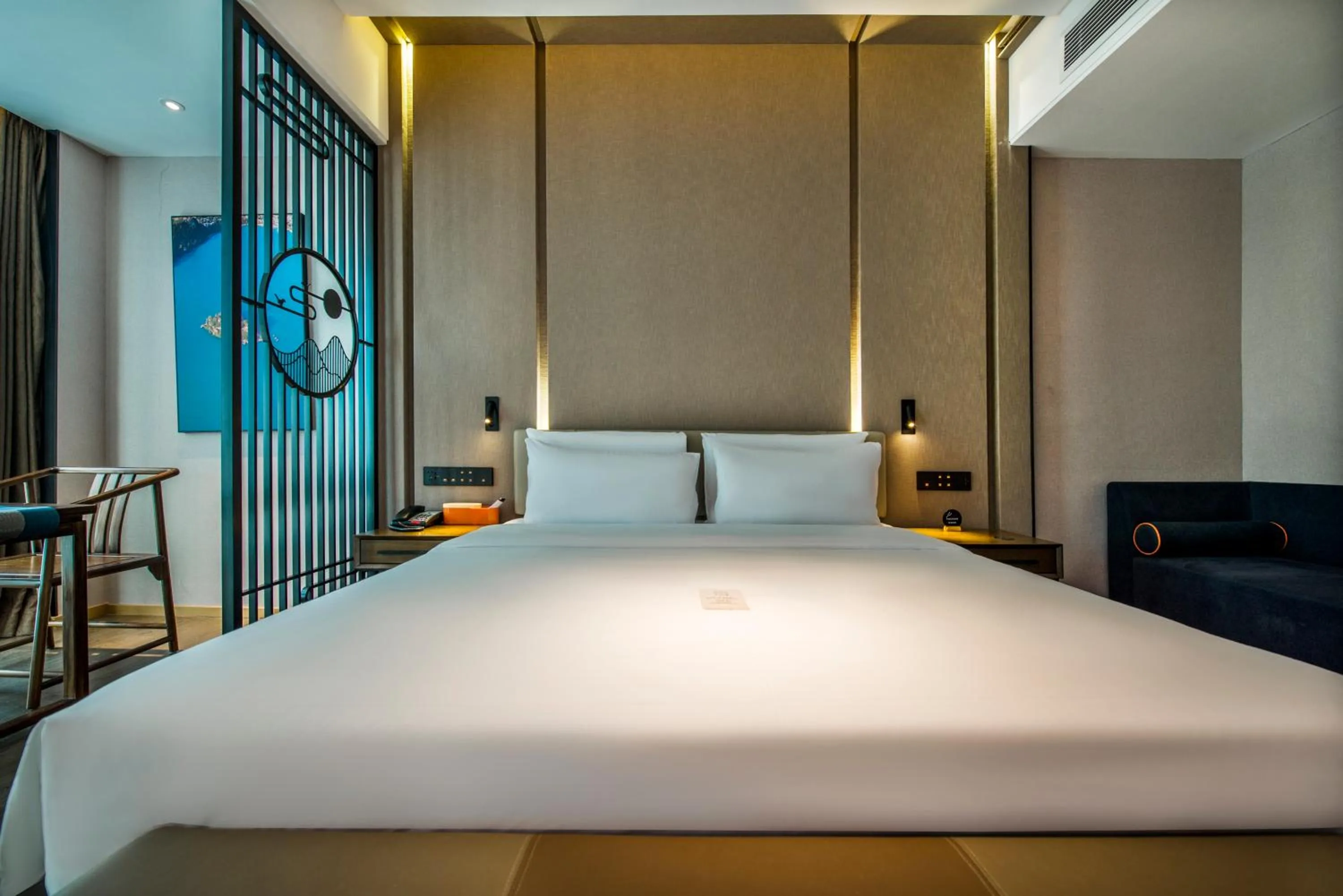 Bed in Atour Hotel Dongguan Humen Avenue