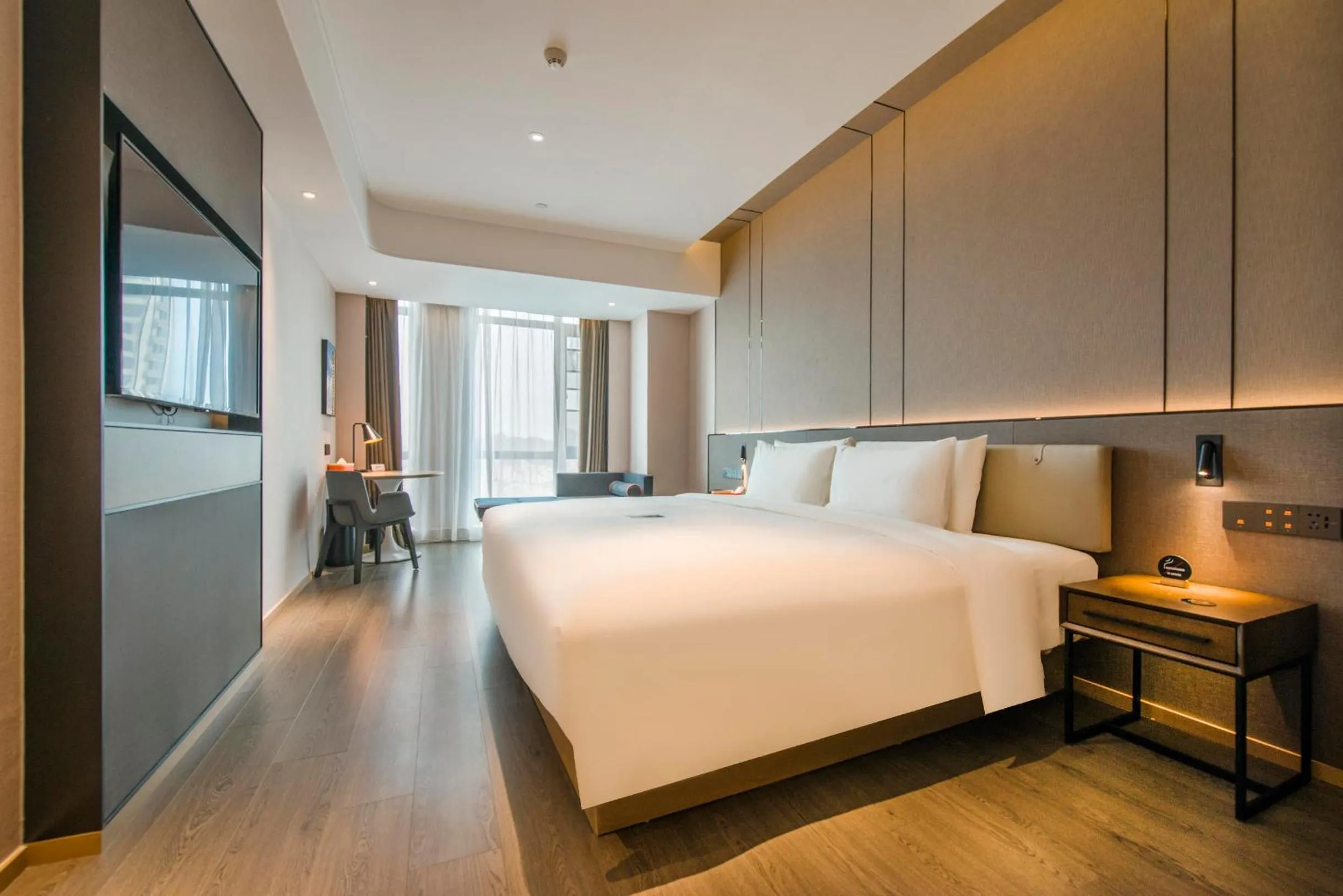 Bed in Atour Hotel Dongguan Humen Avenue