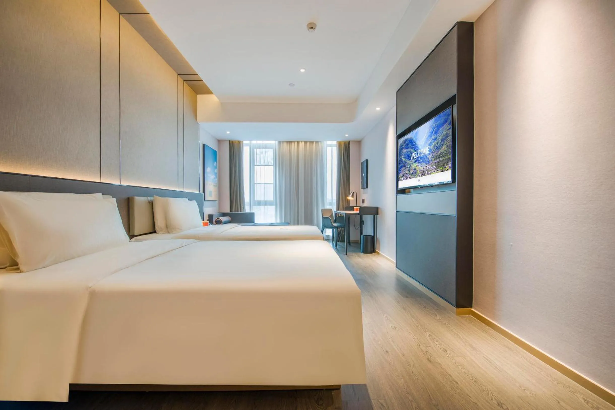 Bed in Atour Hotel Dongguan Humen Avenue