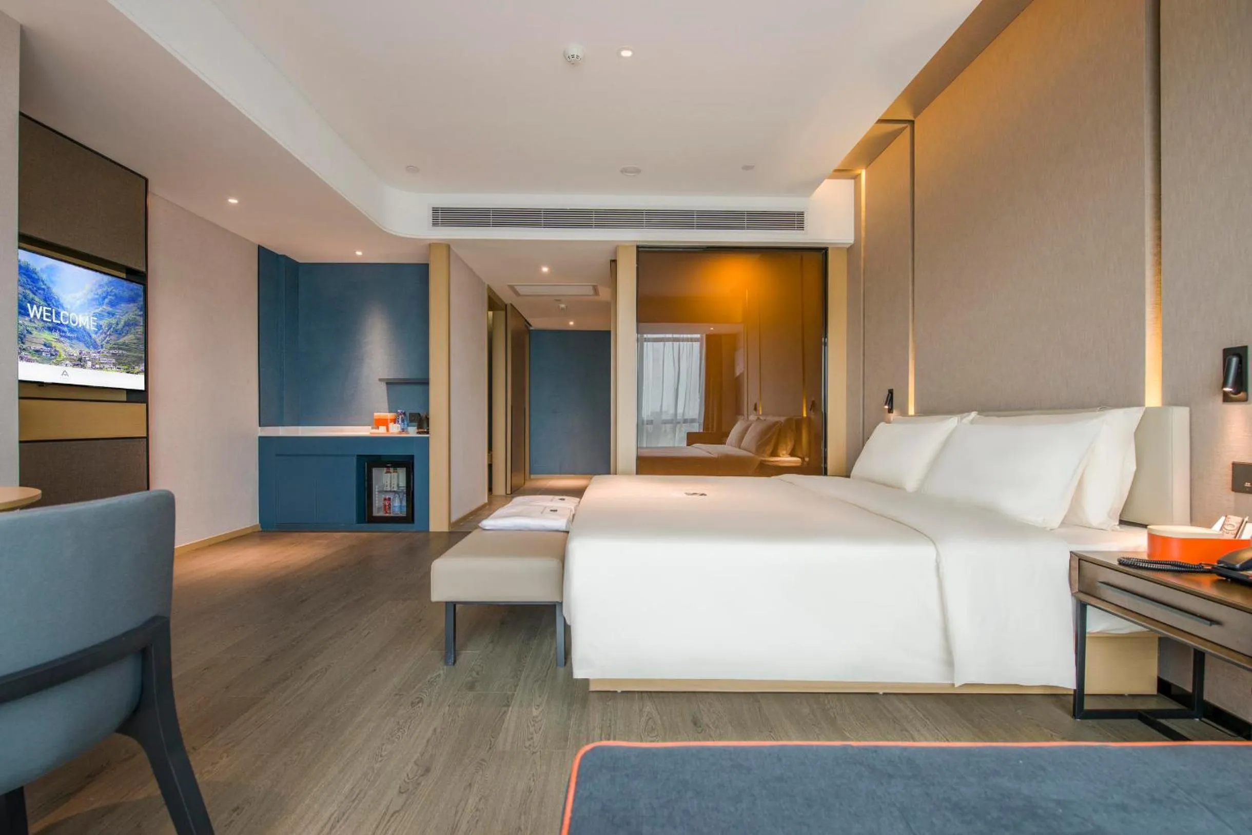 Bed in Atour Hotel Dongguan Humen Avenue