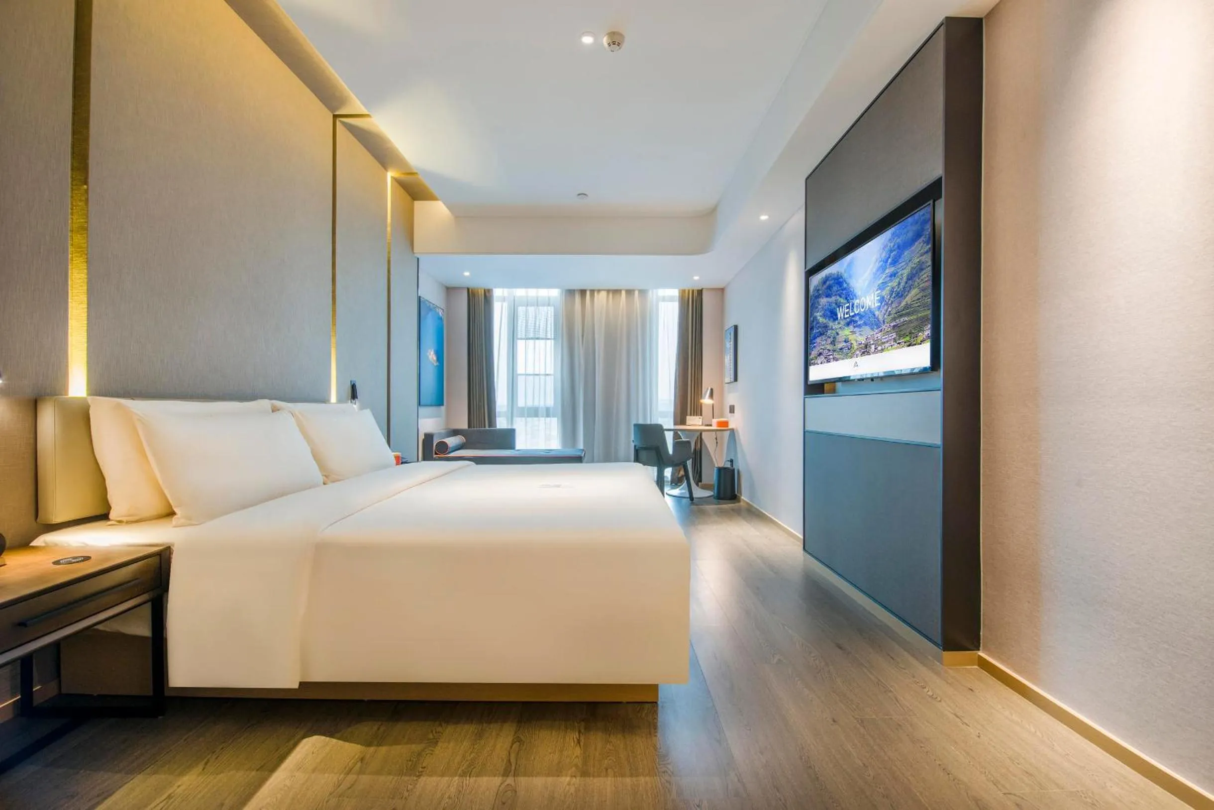 Bed in Atour Hotel Dongguan Humen Avenue