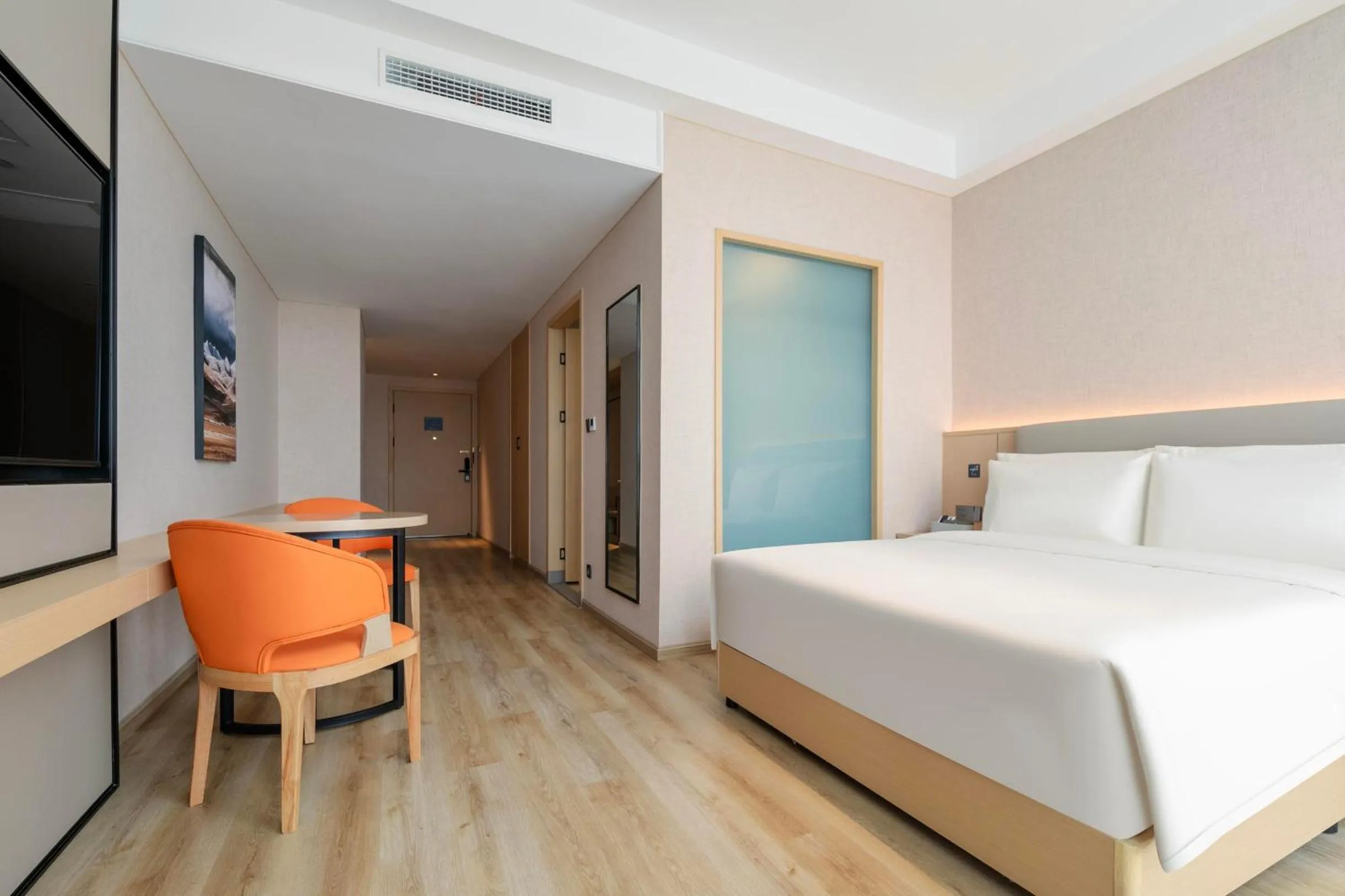 Bed in Atour X Hotel Chengdu Longquan Automobile City