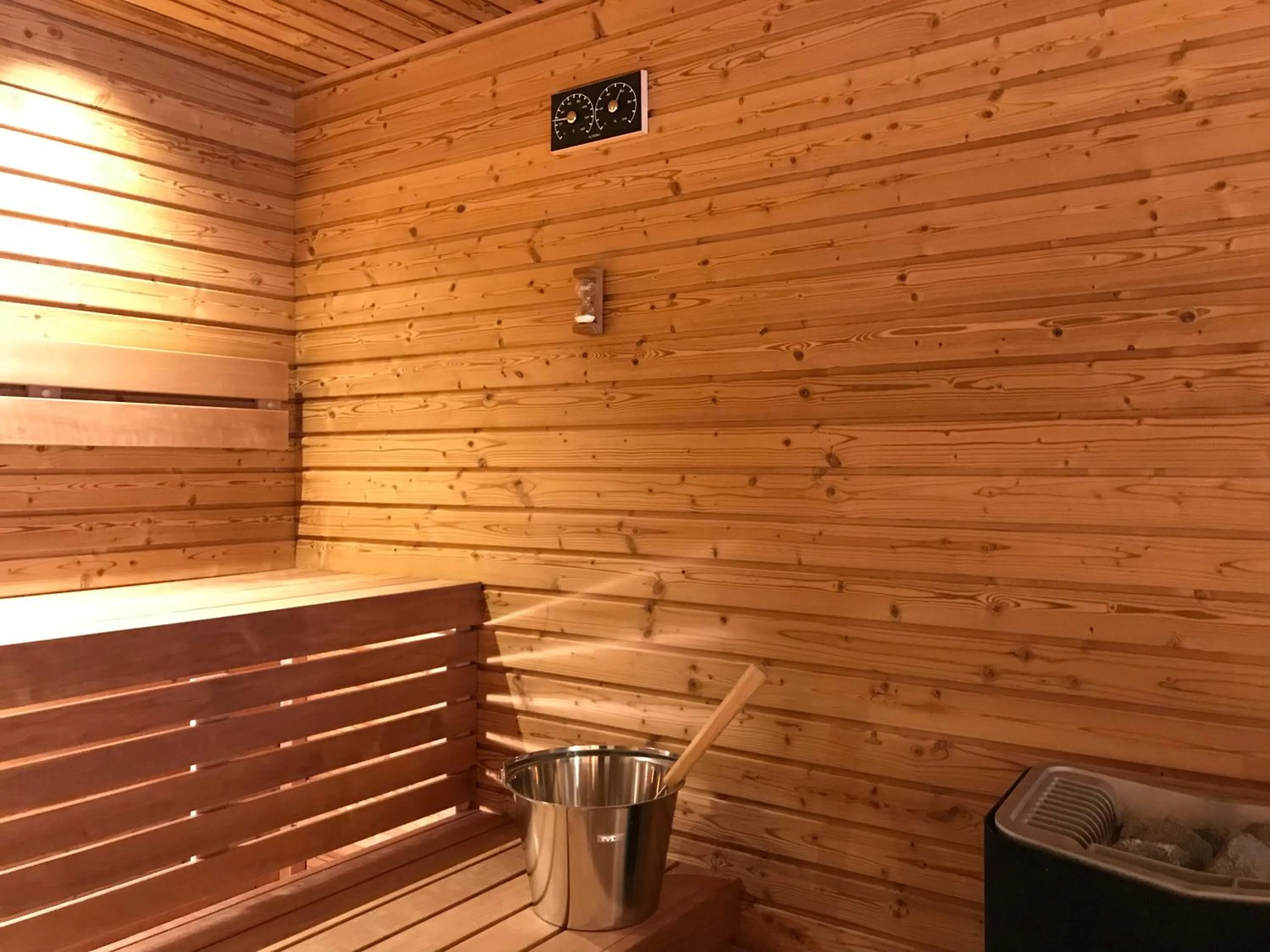 Sauna in Naturae Lodge Wellness & Spa