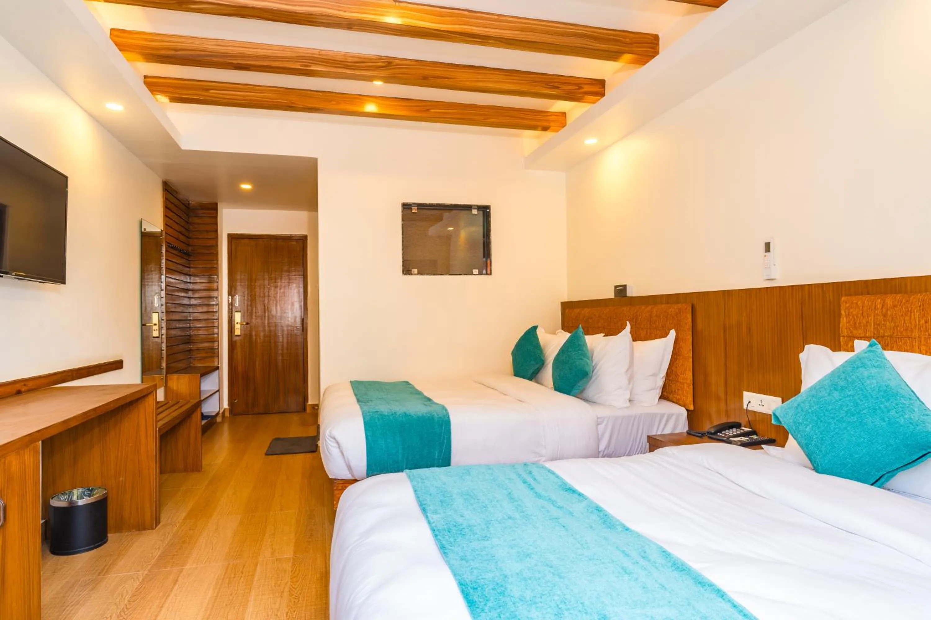 Bedroom, Bed in Pokhara Alpine and Springs