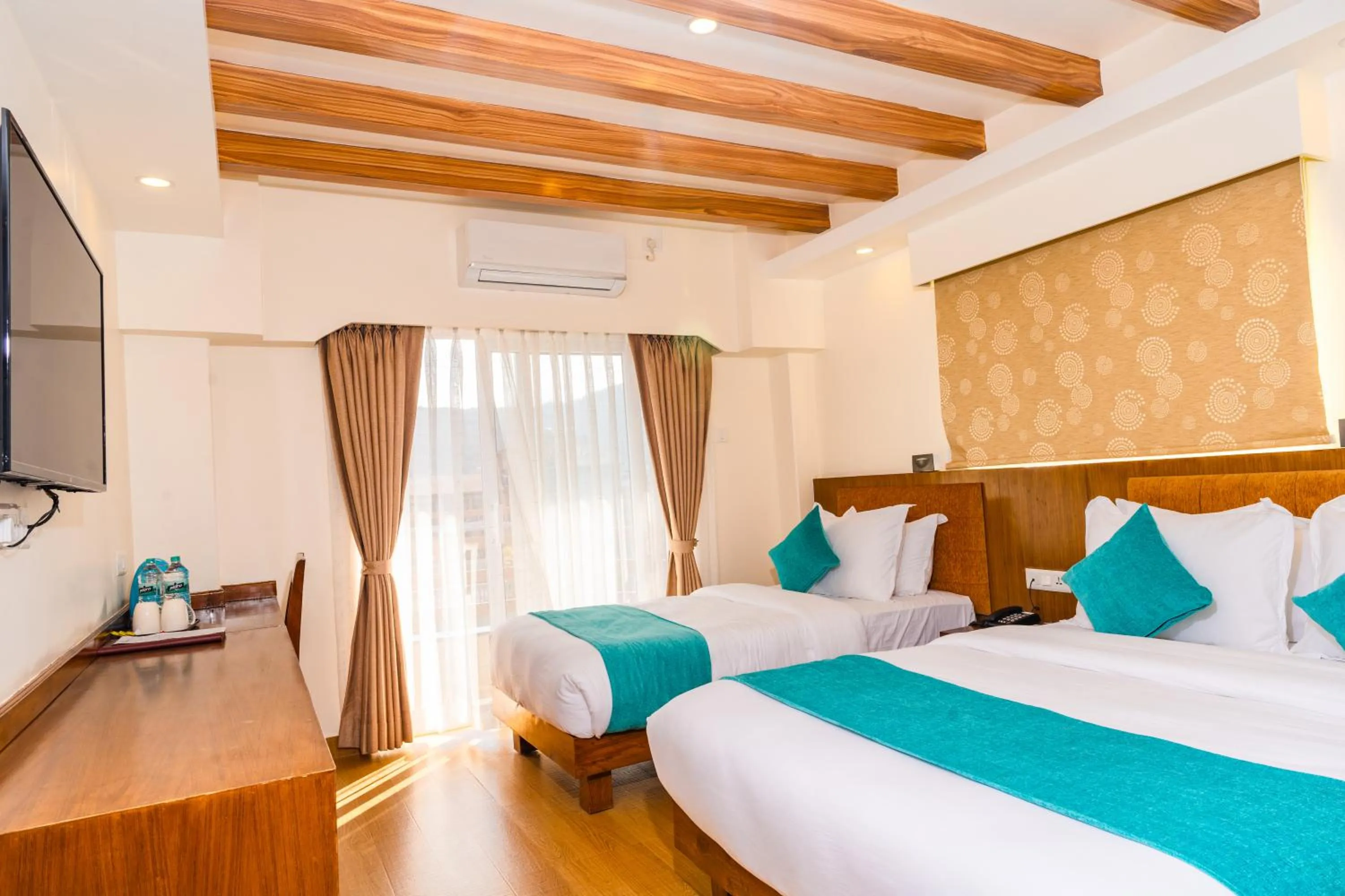 Bedroom, Bed in Pokhara Alpine and Springs