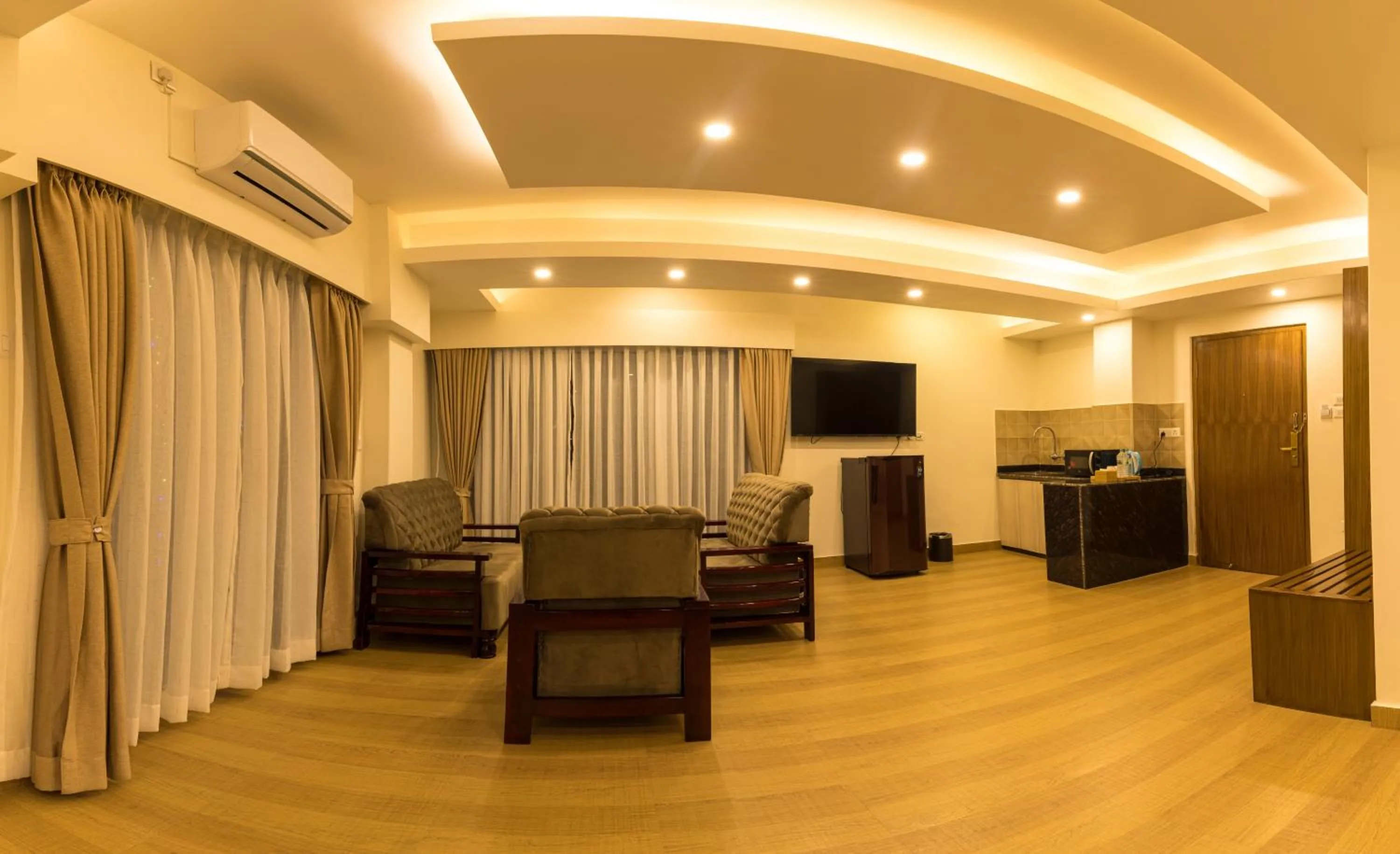 Seating area in Pokhara Alpine and Springs