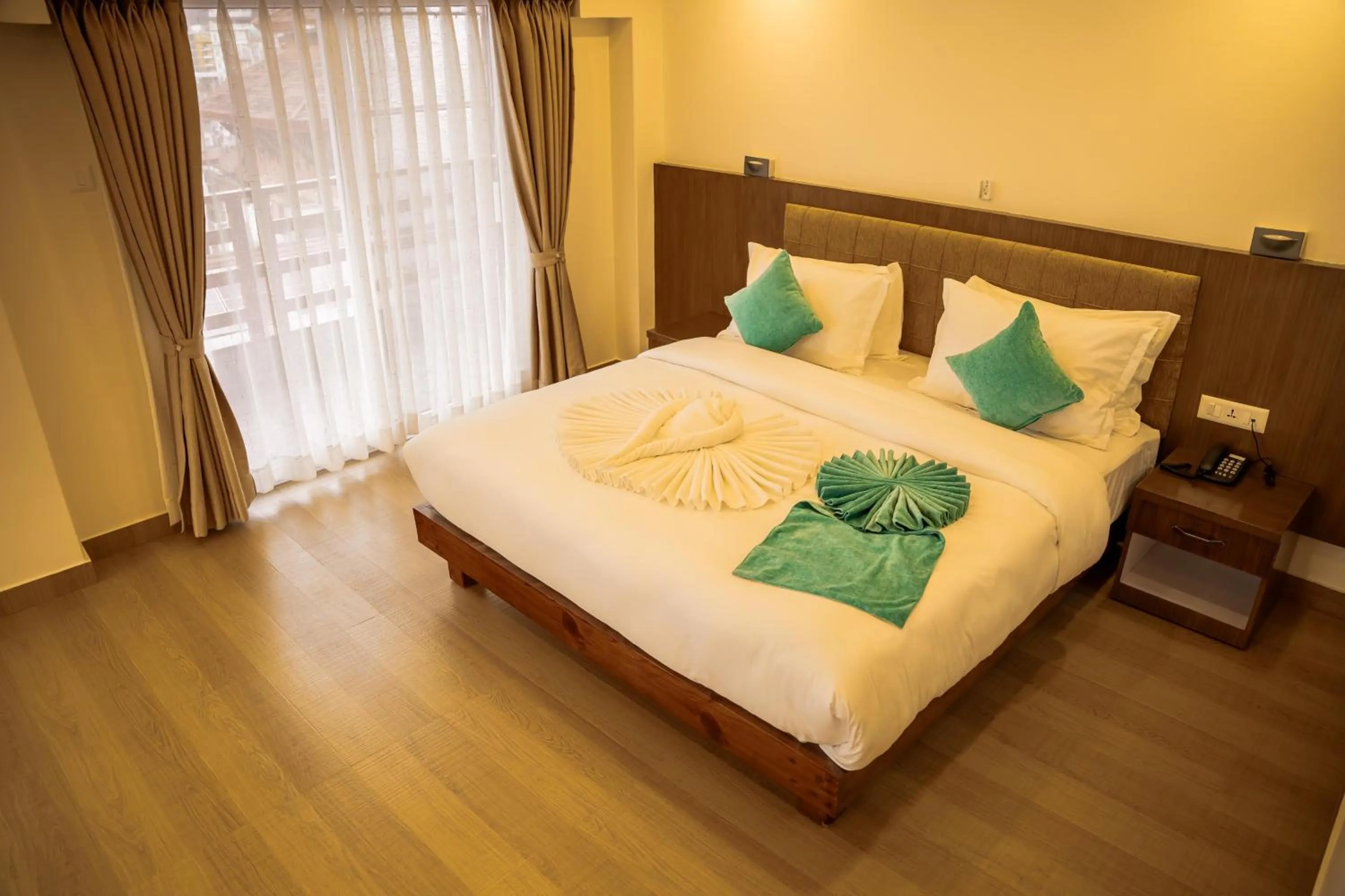 Bedroom, Bed in Pokhara Alpine and Springs