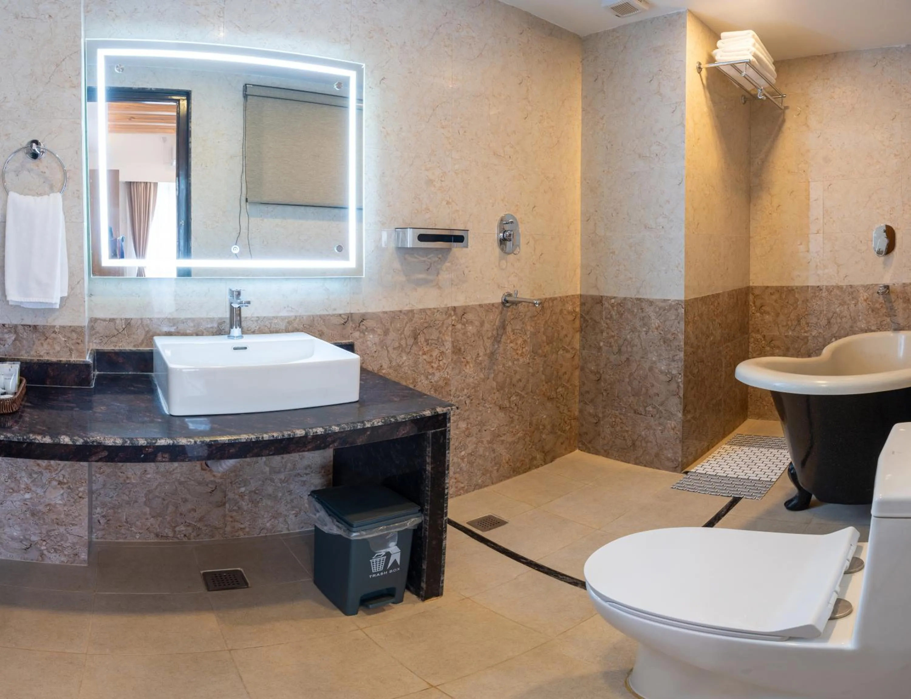 Bathroom in Pokhara Alpine and Springs