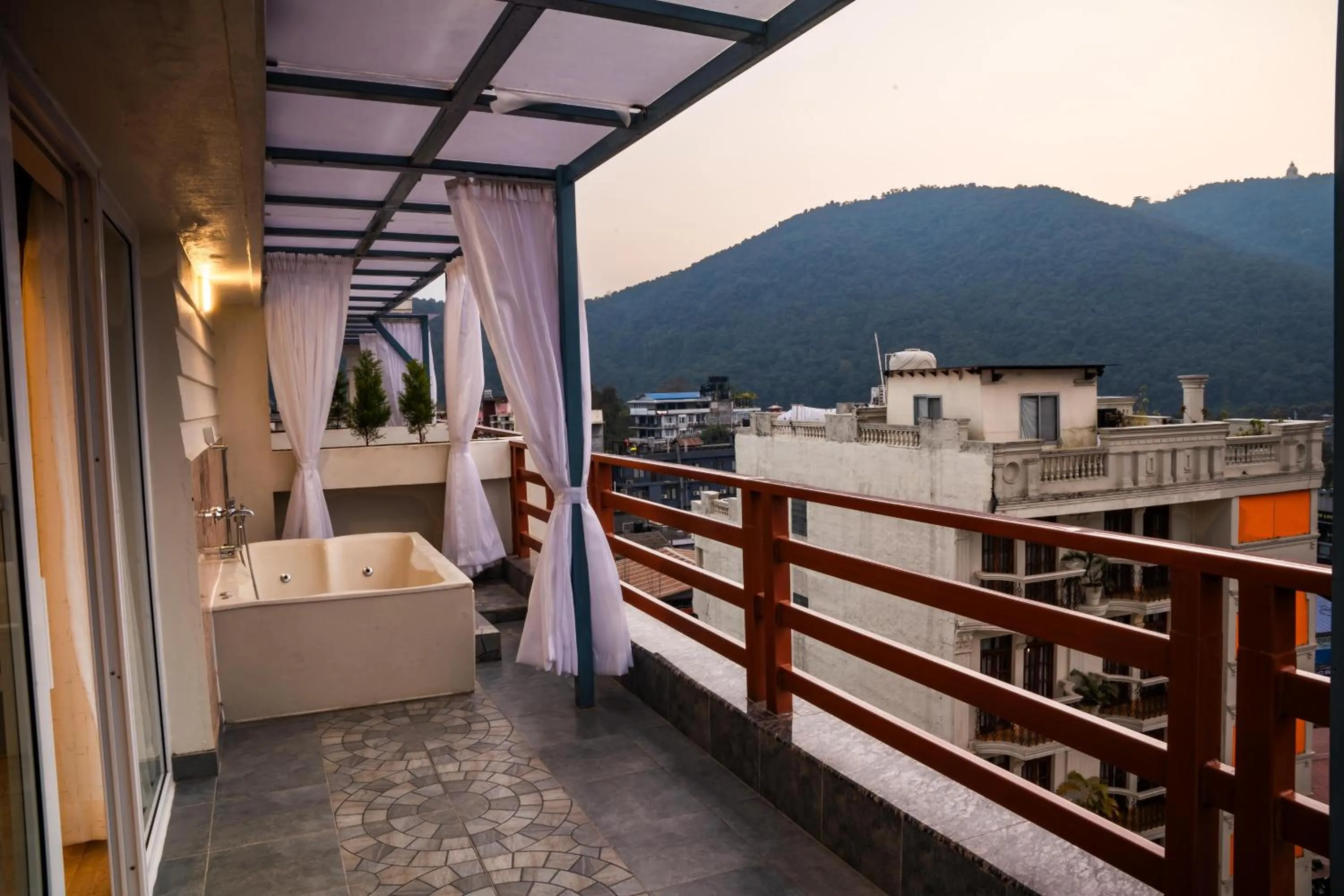 Balcony/Terrace in Pokhara Alpine and Springs