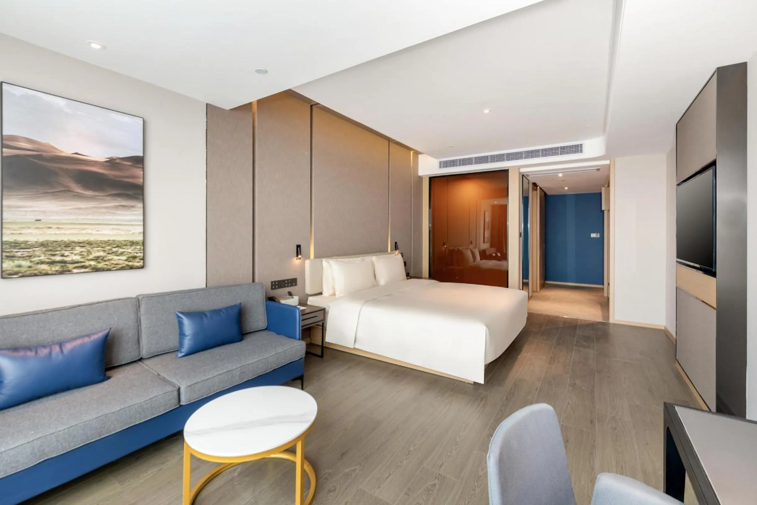 Bedroom, Bed in Atour Hotel Dongguan Fenggang