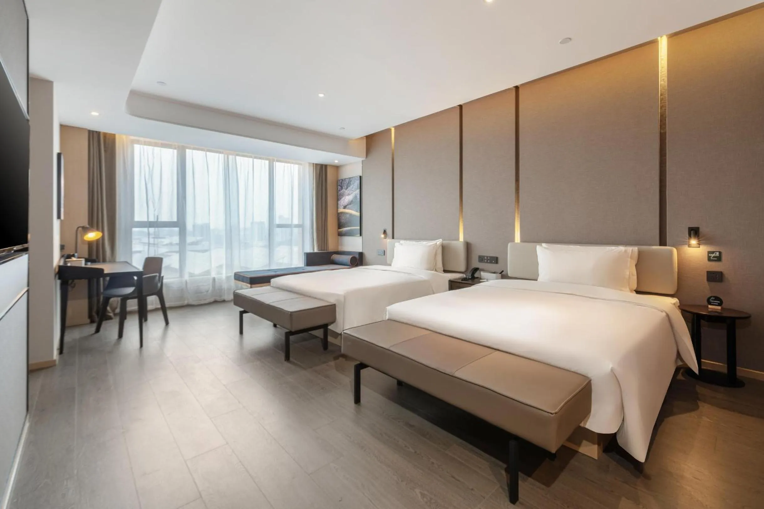 Bedroom, Bed in Atour Hotel Dongguan Fenggang