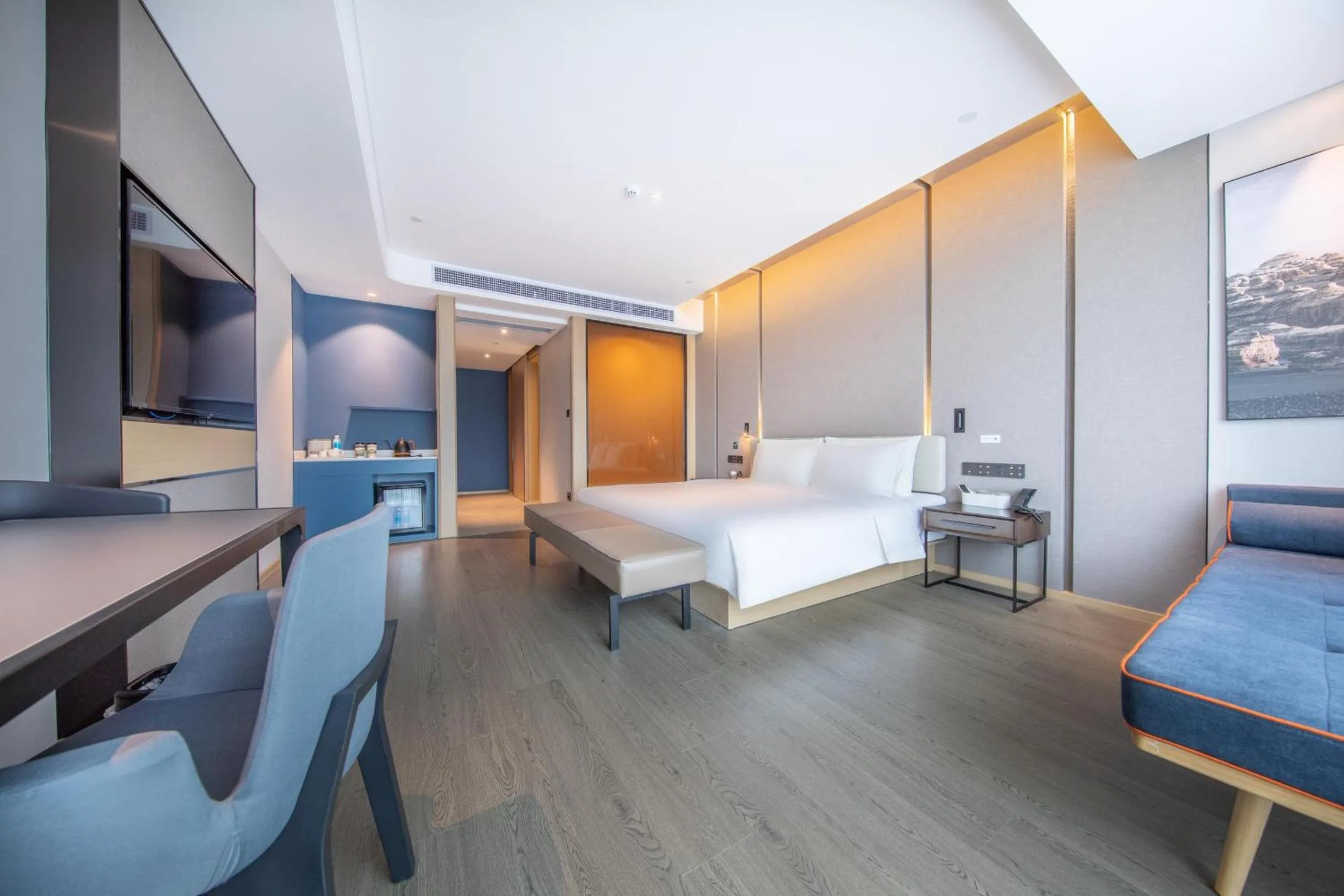 Bedroom, Bed in Atour Hotel Dongguan Fenggang