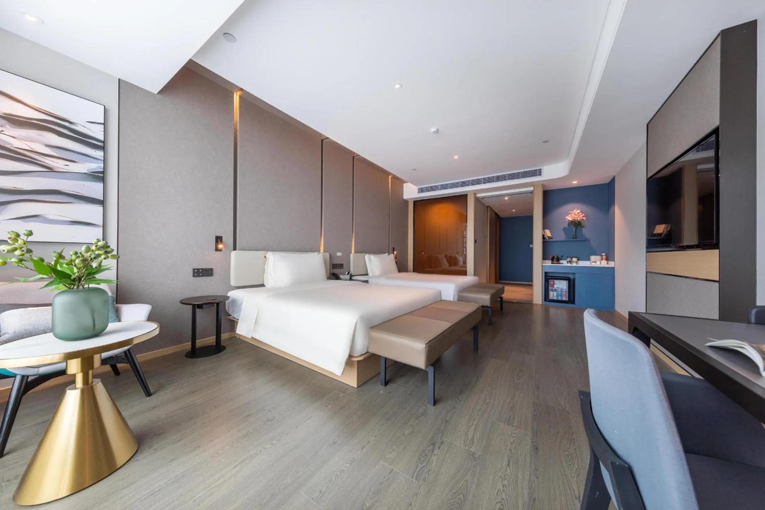 Living room, Bed in Atour Hotel Dongguan Fenggang