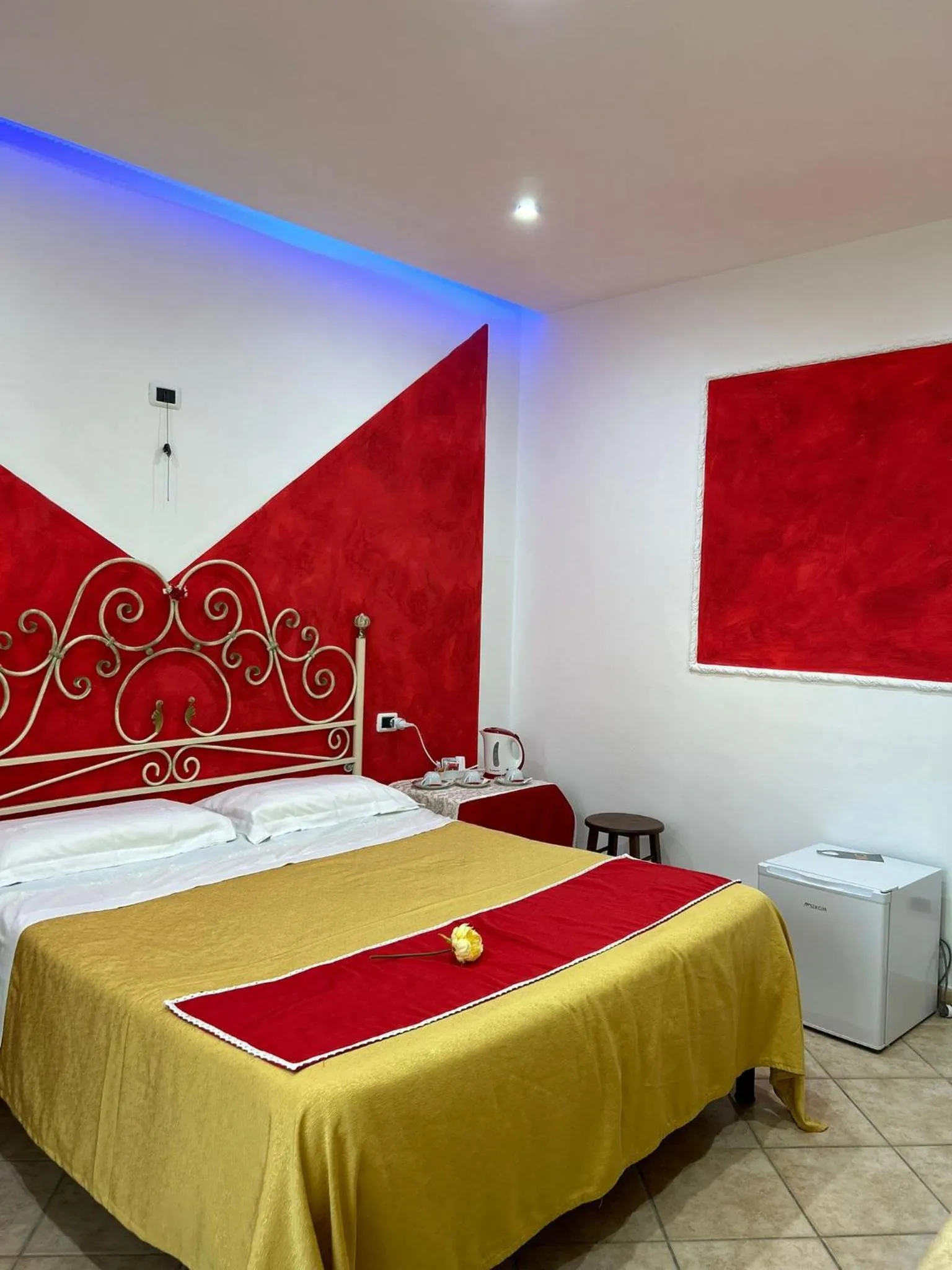 Bed in vecchio west