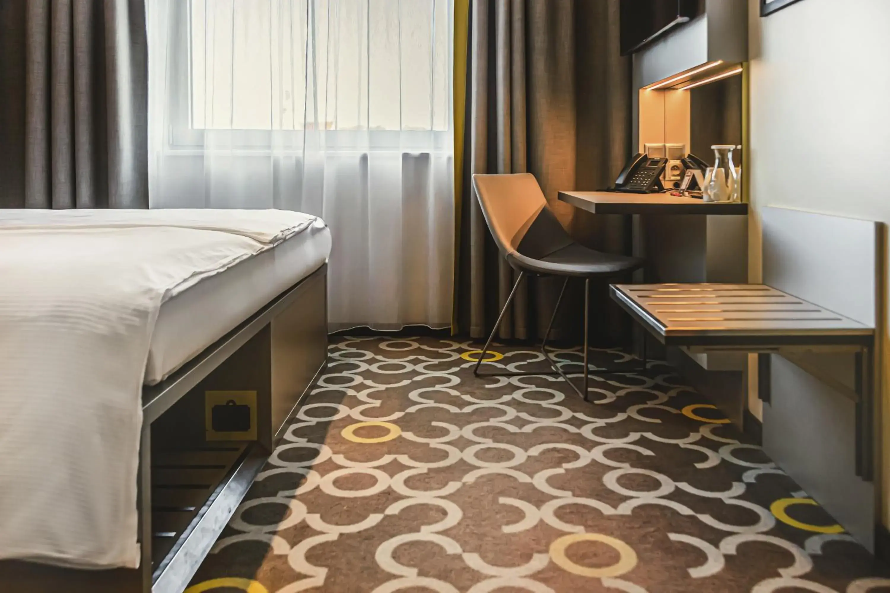 Bed in Qubus Hotel Żory Bed in Qubus Hotel Żory