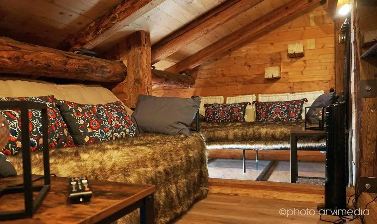 Living room in Chalet le 1791