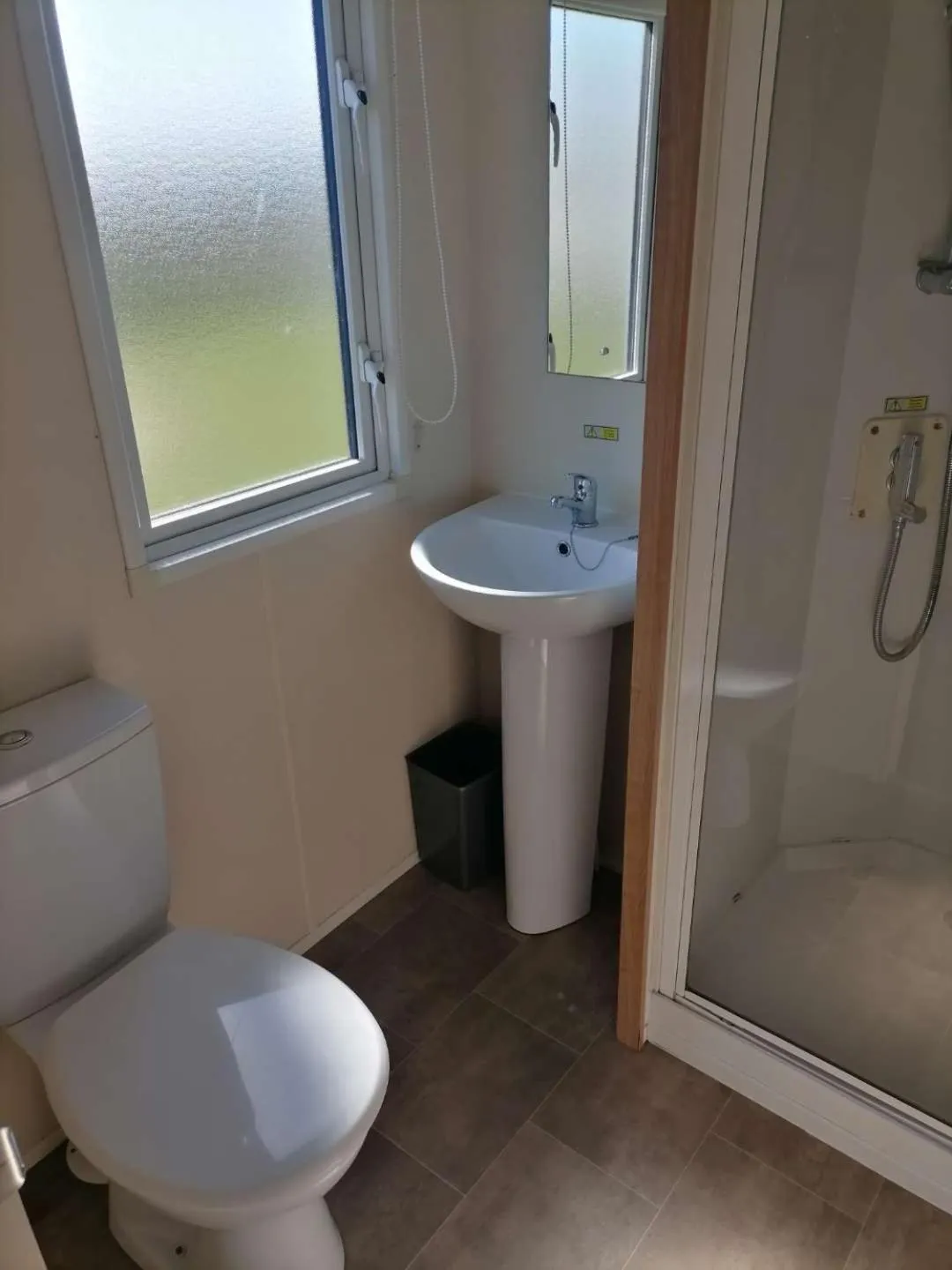 Shower in Camber Sands Holiday Park