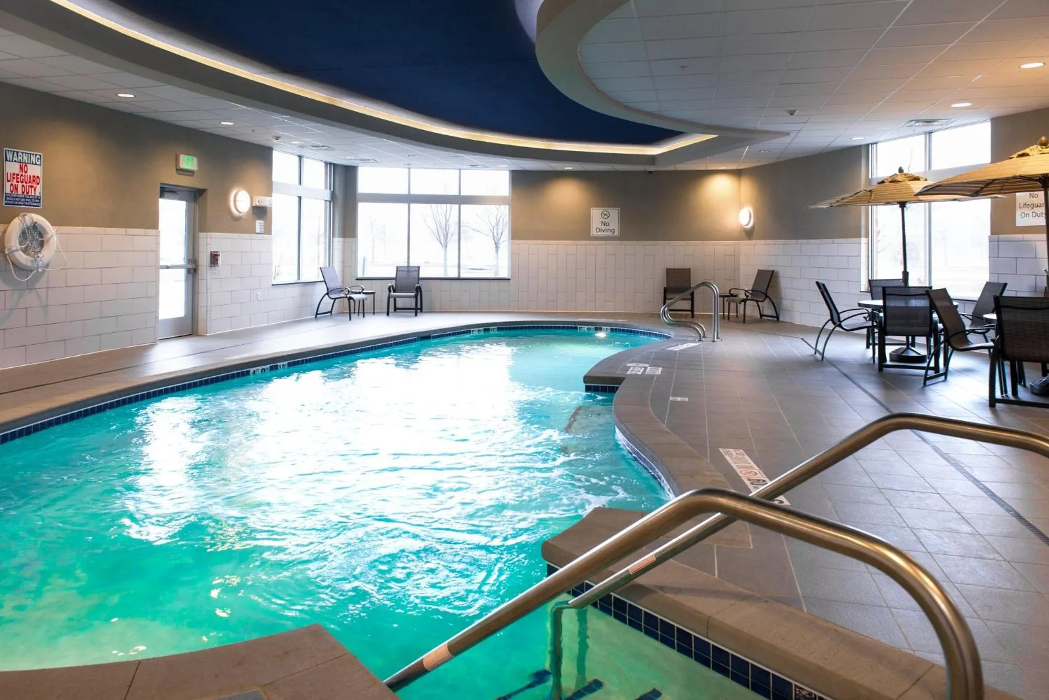 Swimming pool in Holiday Inn Express and Suites Madison Central by IHG