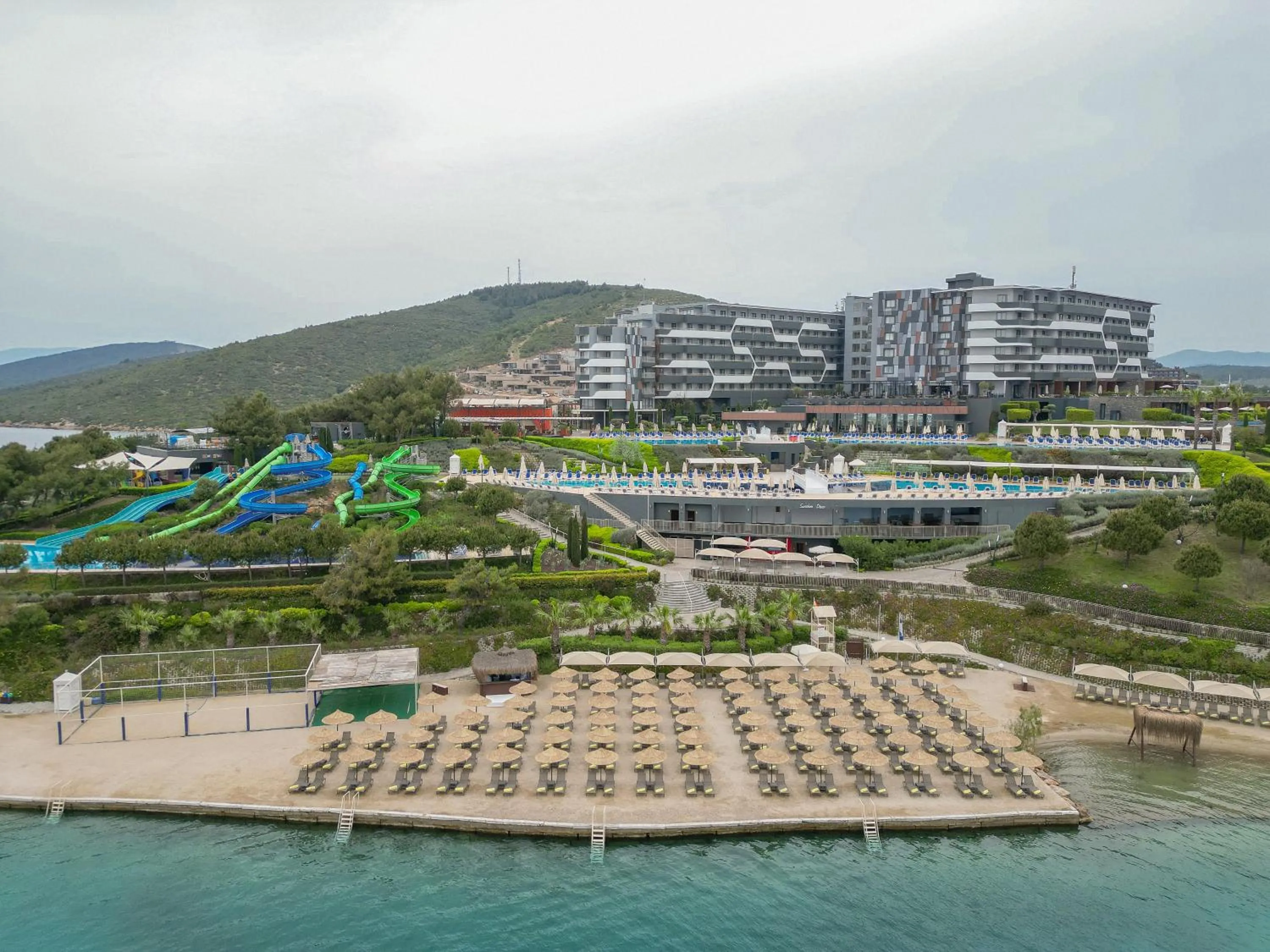 Property building in La Blanche Island Bodrum