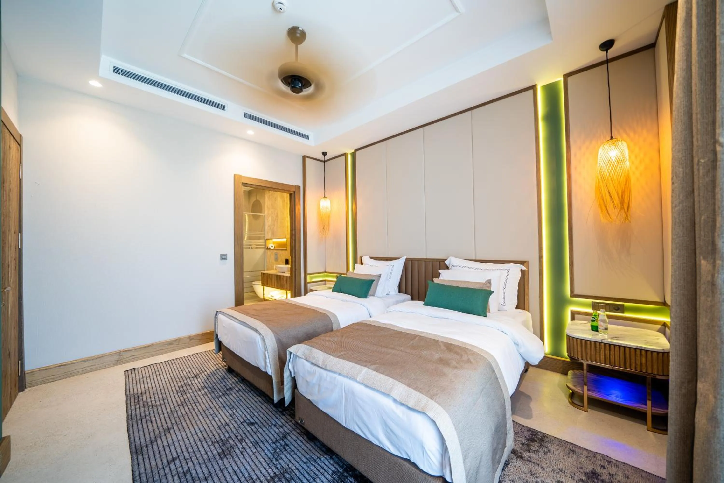 Bed in La Blanche Island Bodrum