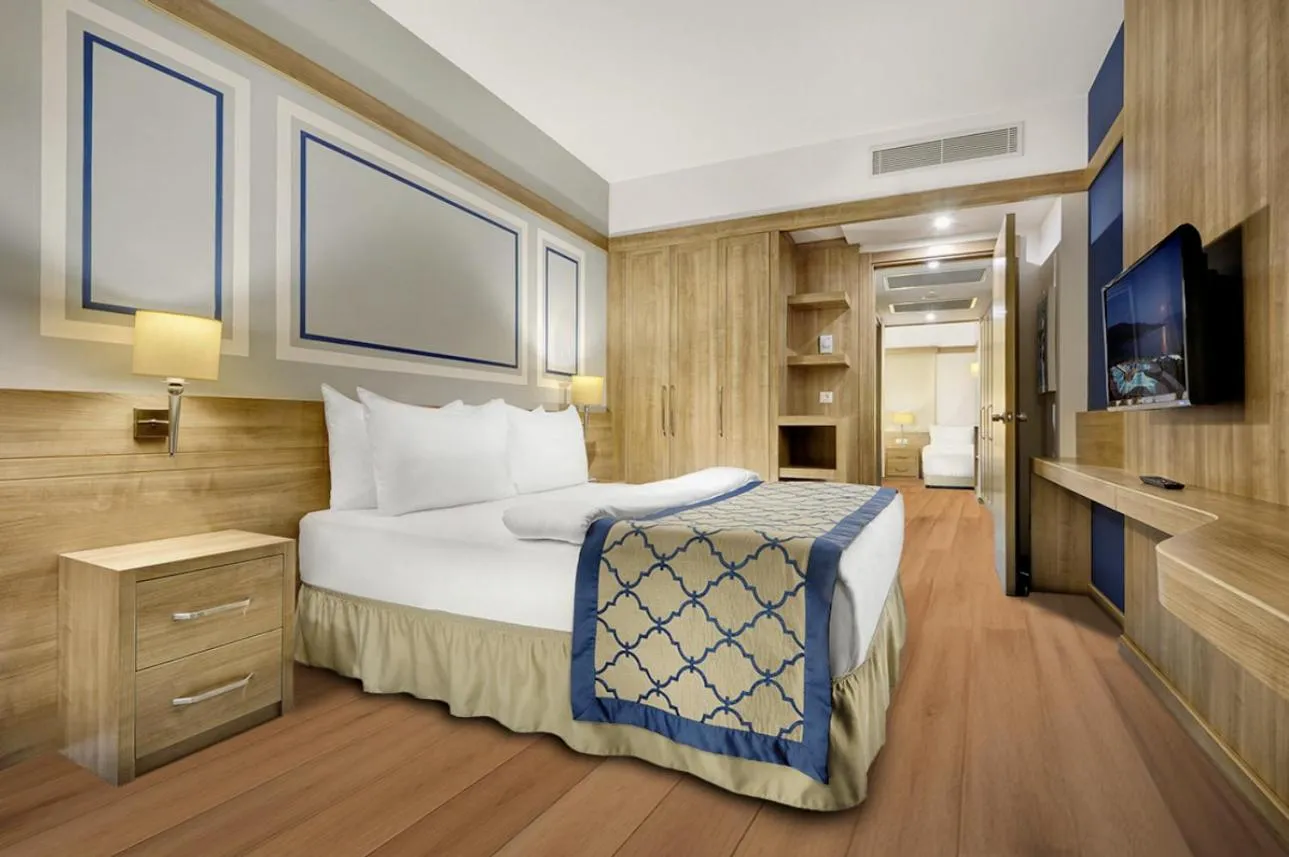 Bed in La Blanche Island Bodrum