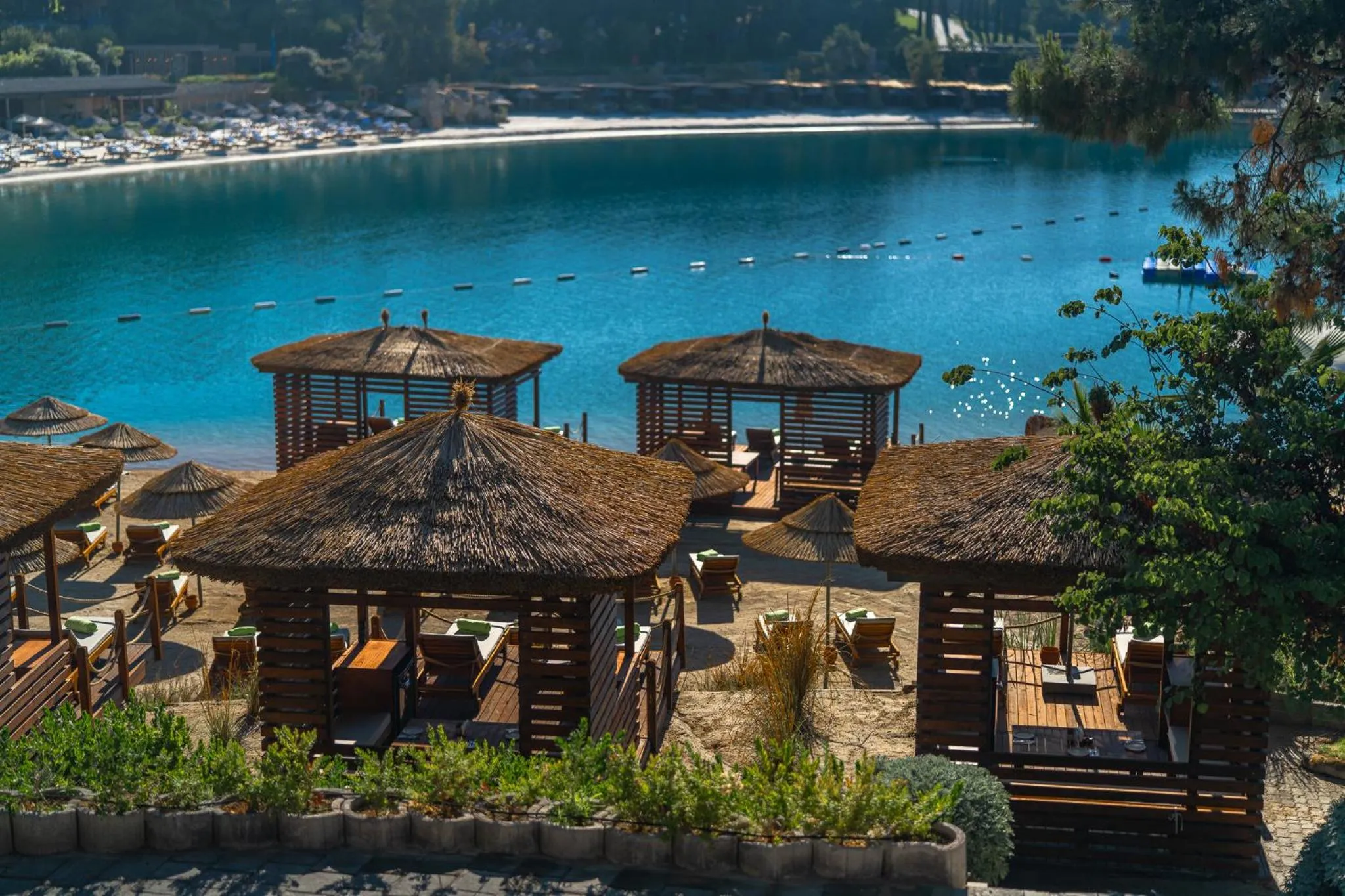 Beach in La Blanche Island Bodrum