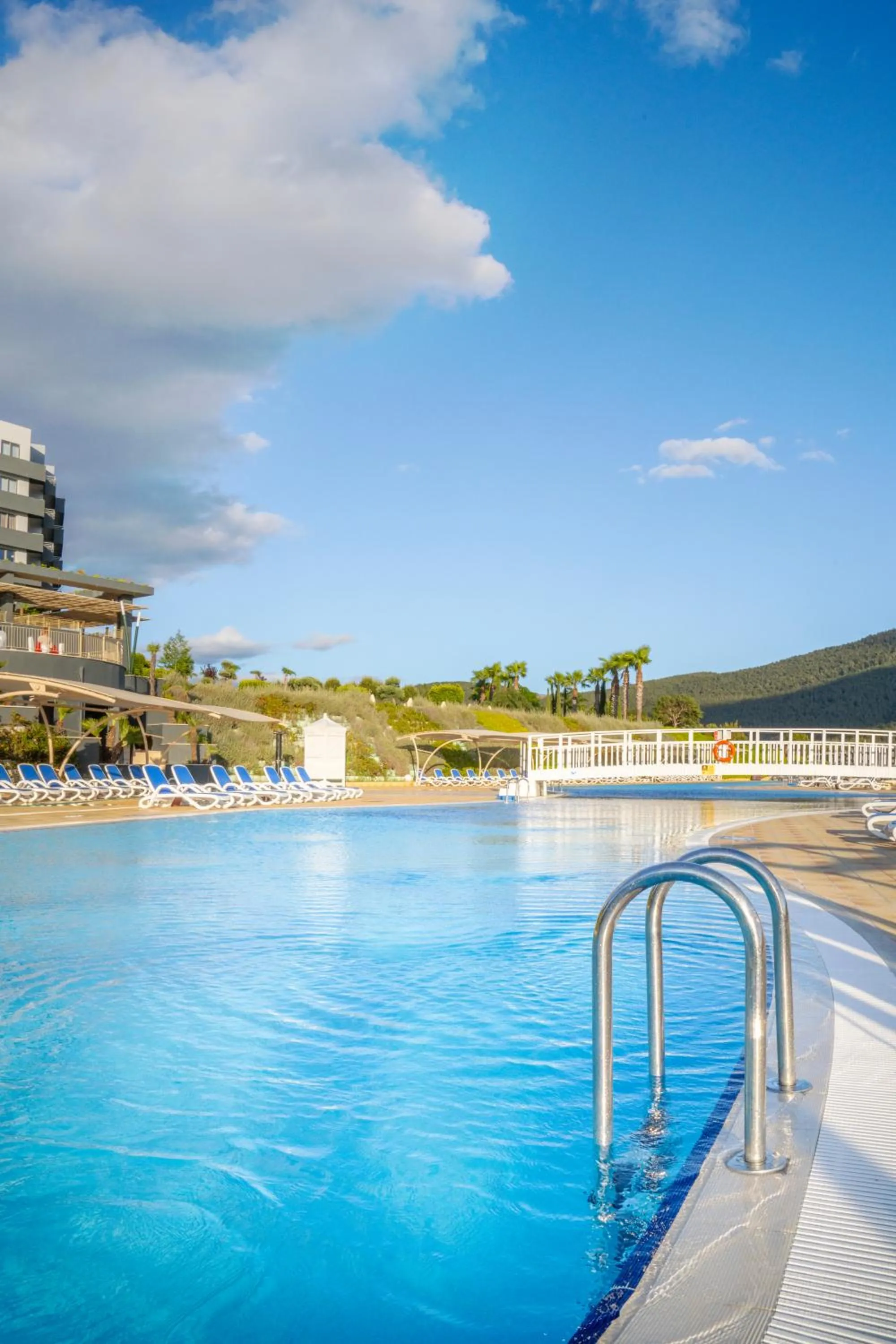 Pool view in La Blanche Island Bodrum