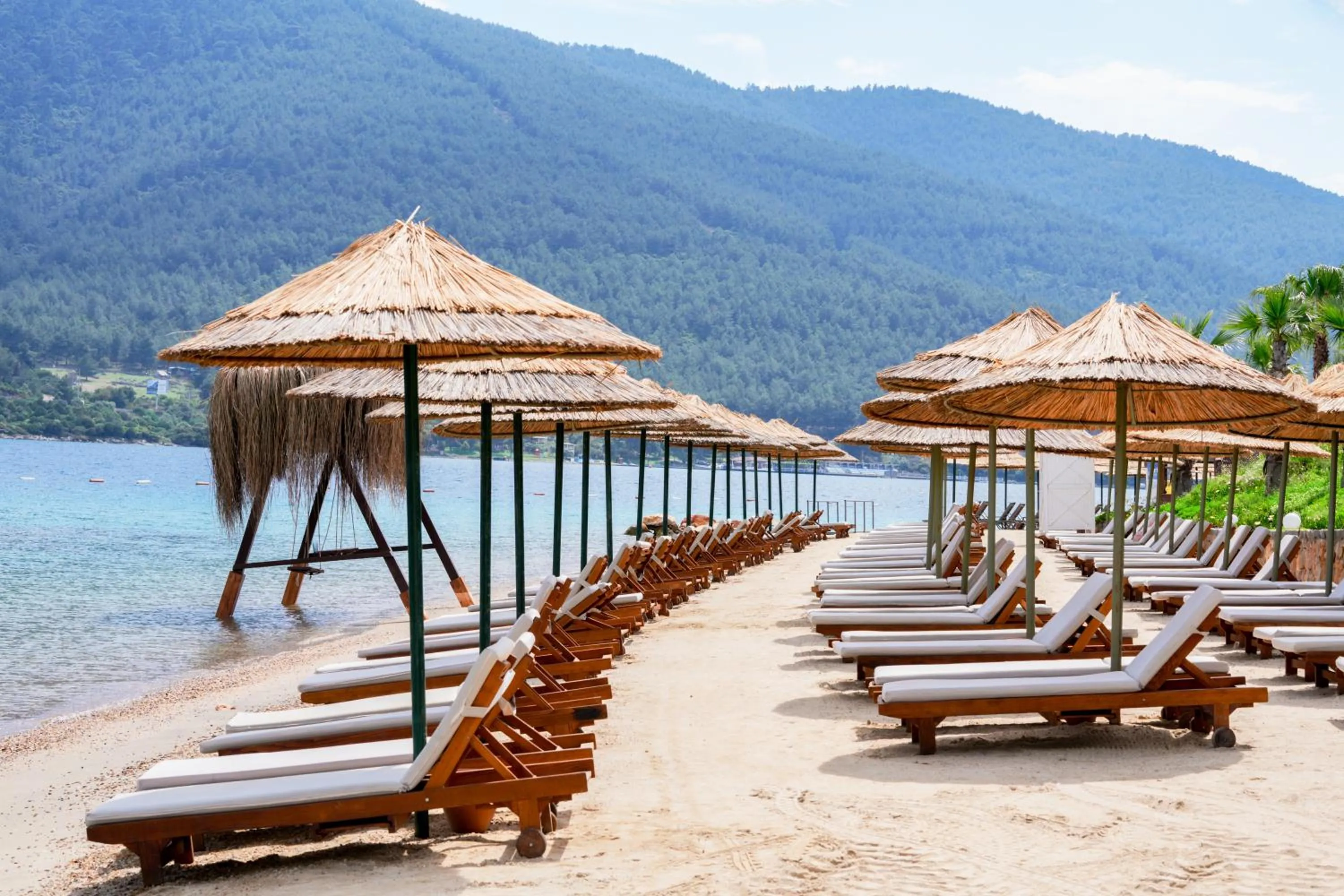 Beach in La Blanche Island Bodrum