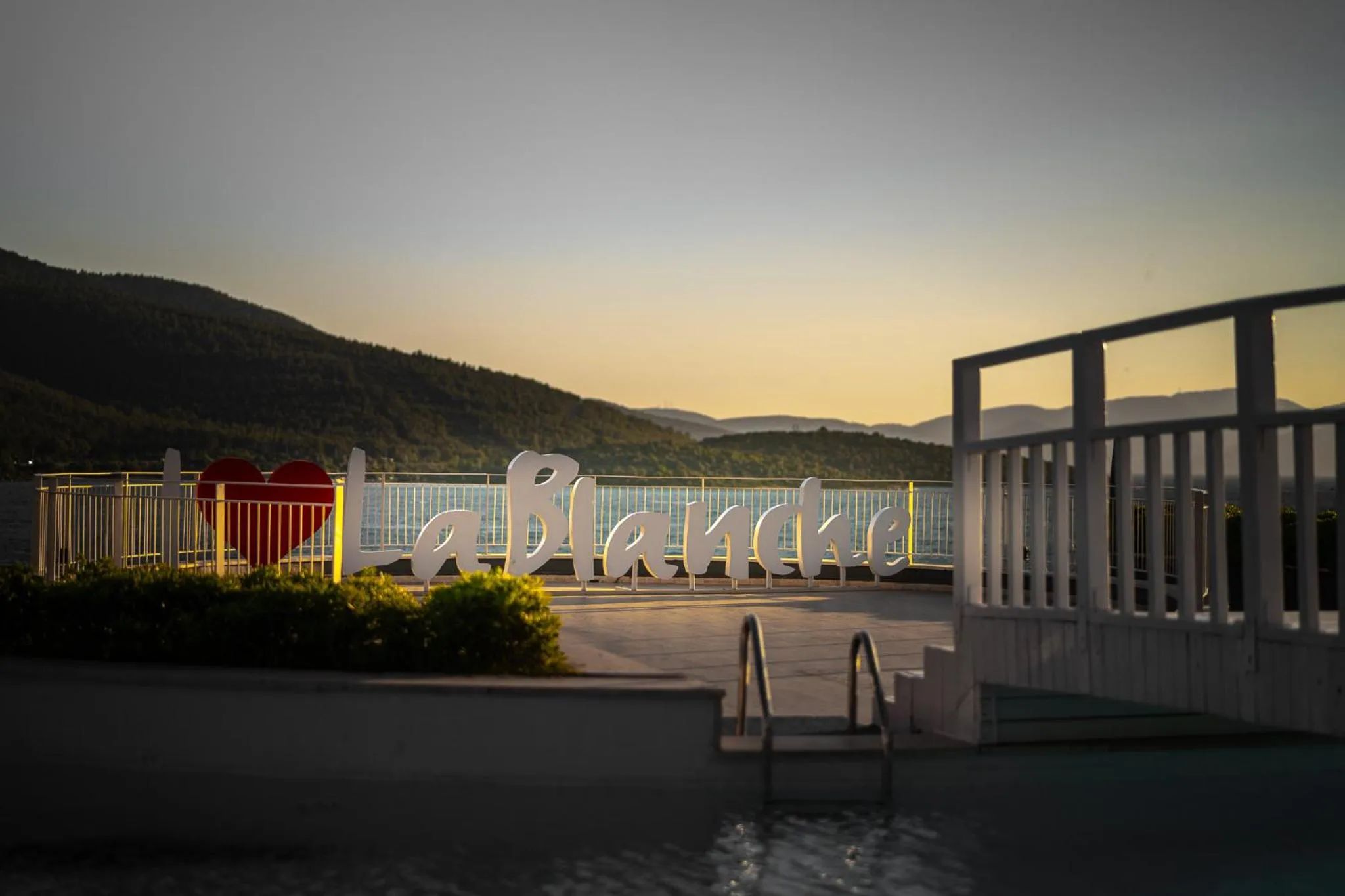 Property building in La Blanche Island Bodrum