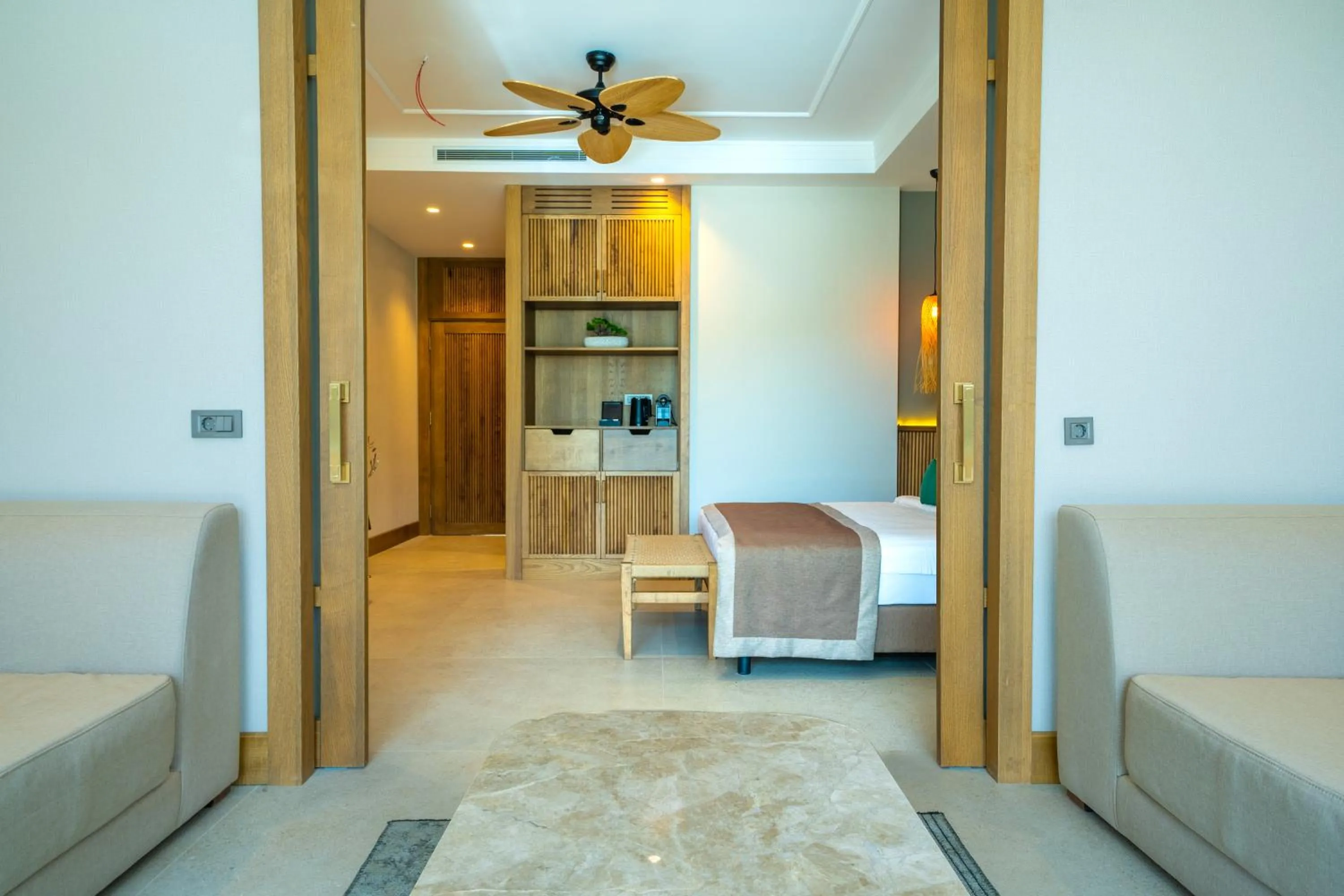 Bed in La Blanche Island Bodrum