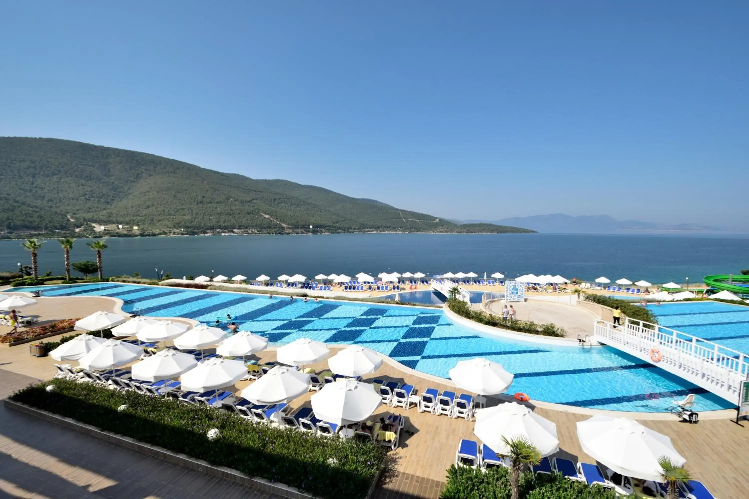 Swimming pool in La Blanche Island Bodrum Swimming pool in La Blanche Island Bodrum