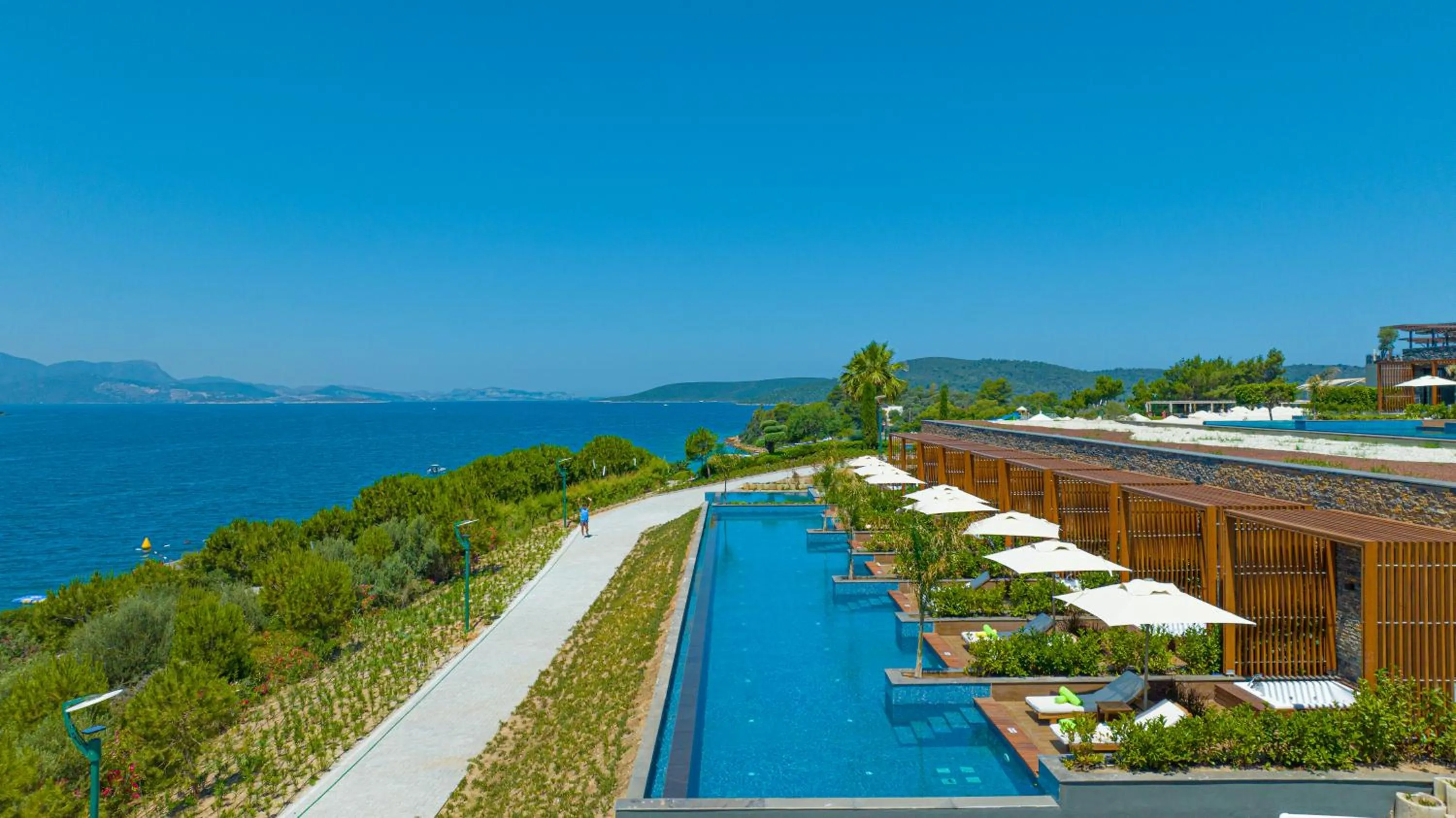 Property building in La Blanche Island Bodrum