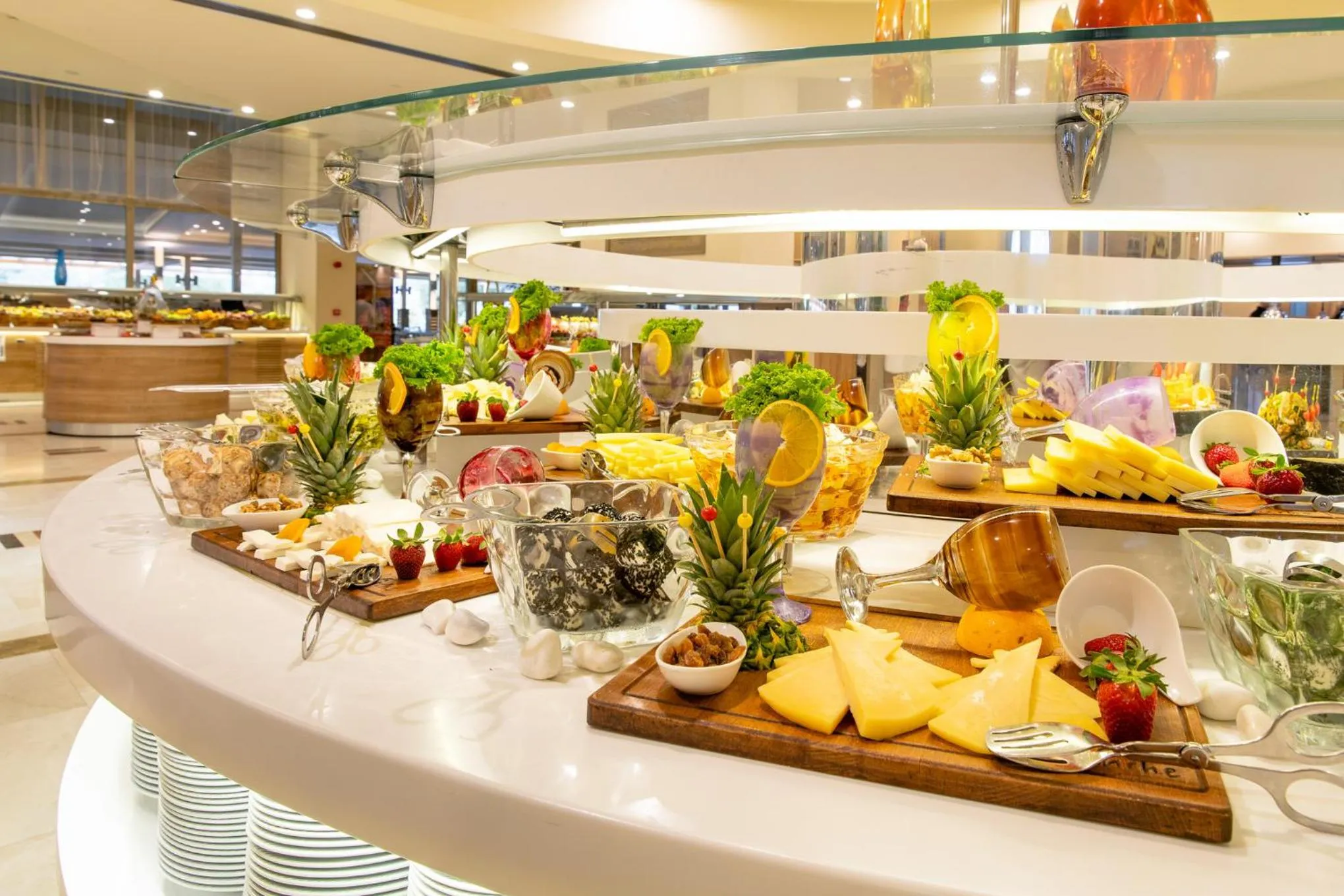 Food in La Blanche Island Bodrum