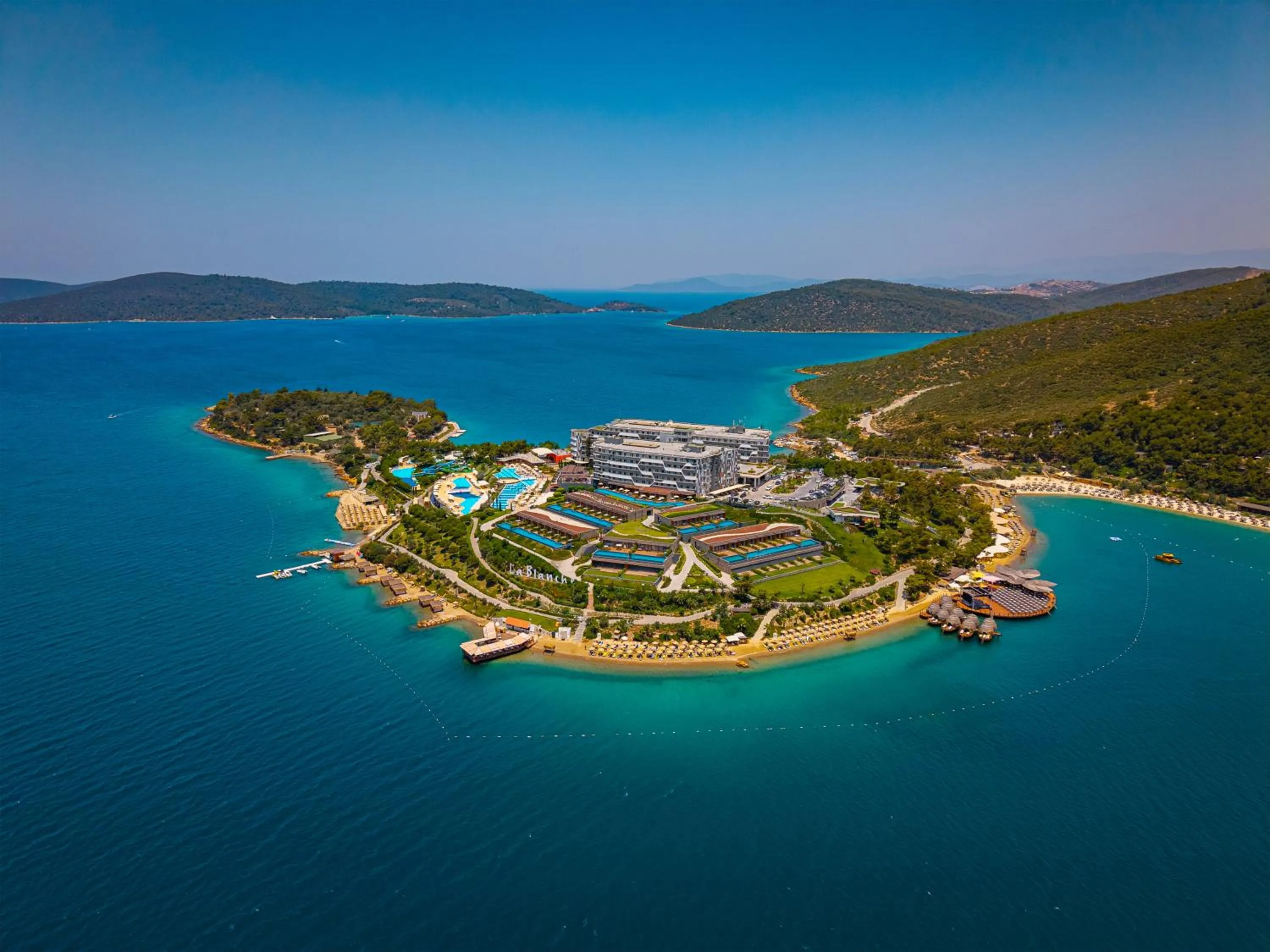 Day in La Blanche Island Bodrum