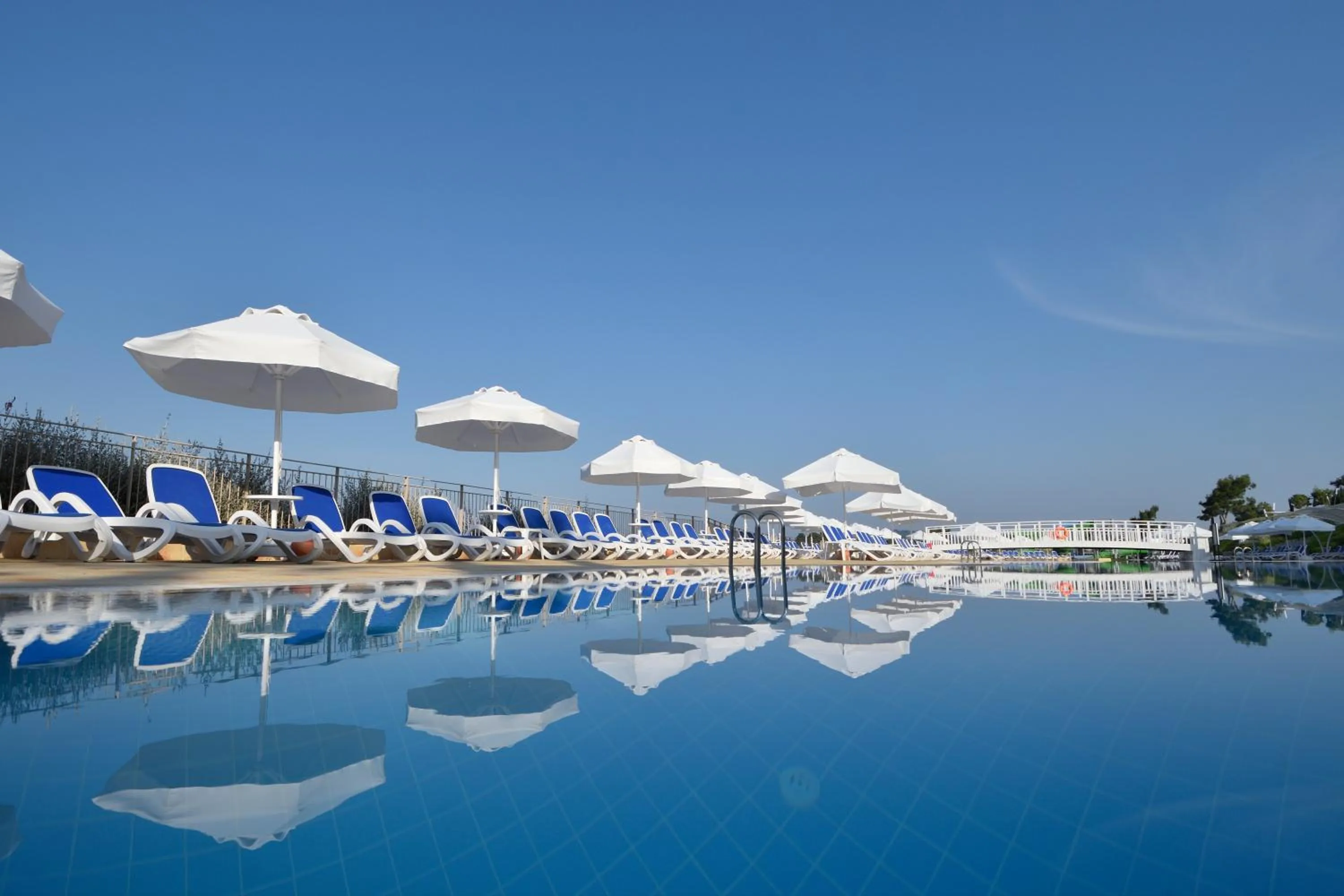 Swimming pool in La Blanche Island Bodrum