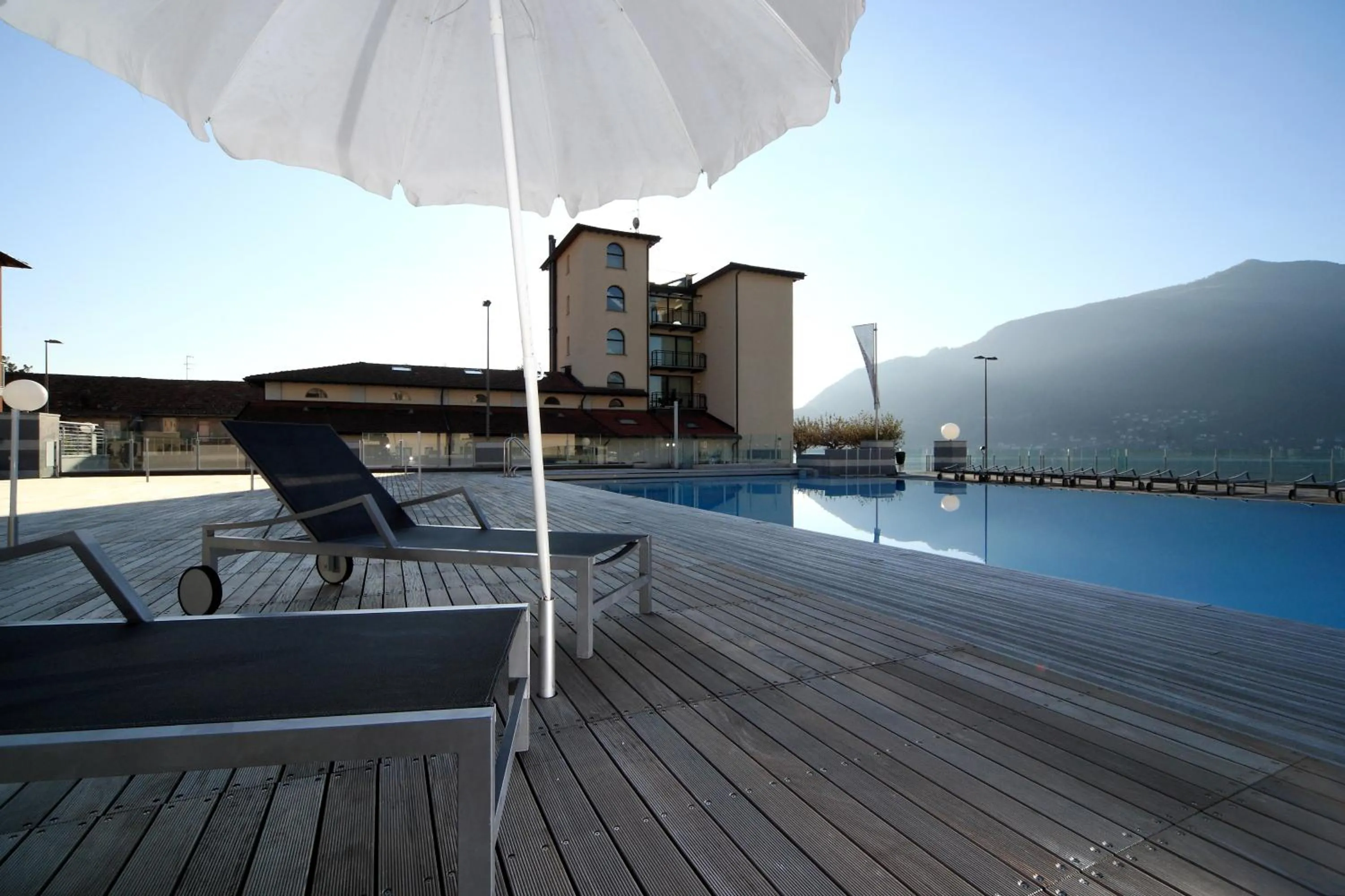 Swimming pool in Golfo Gabella Lake Apartments