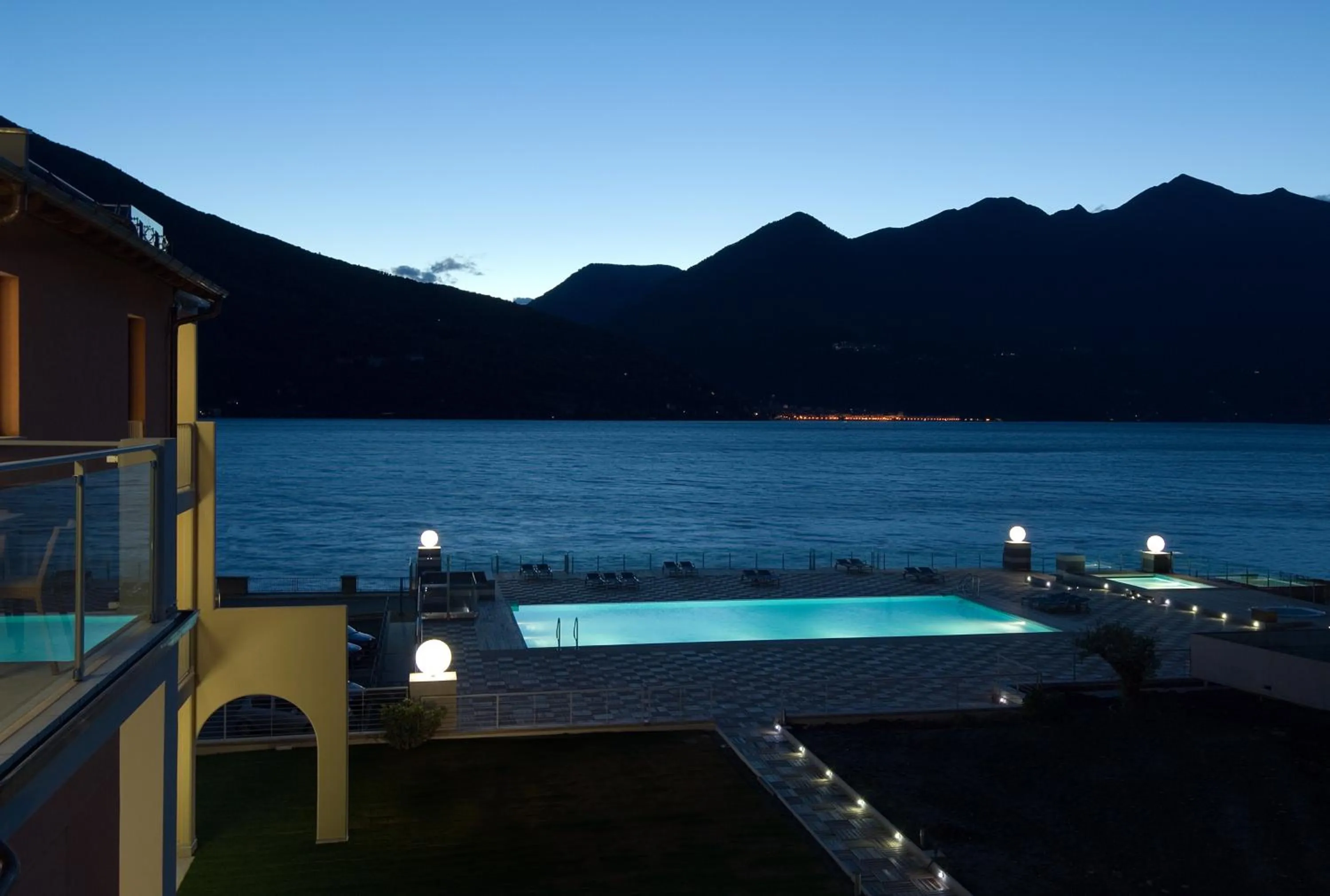 Bird's eye view in Golfo Gabella Lake Apartments